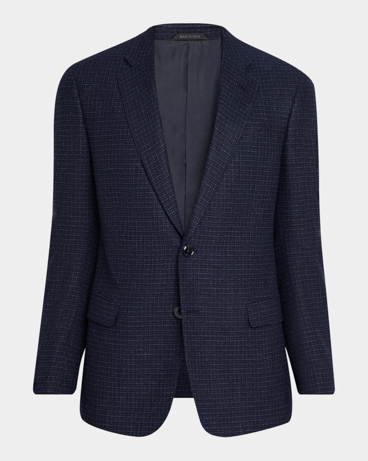 Giorgio Armani Men's Soft Line Check Single-Breasted Sport Coat