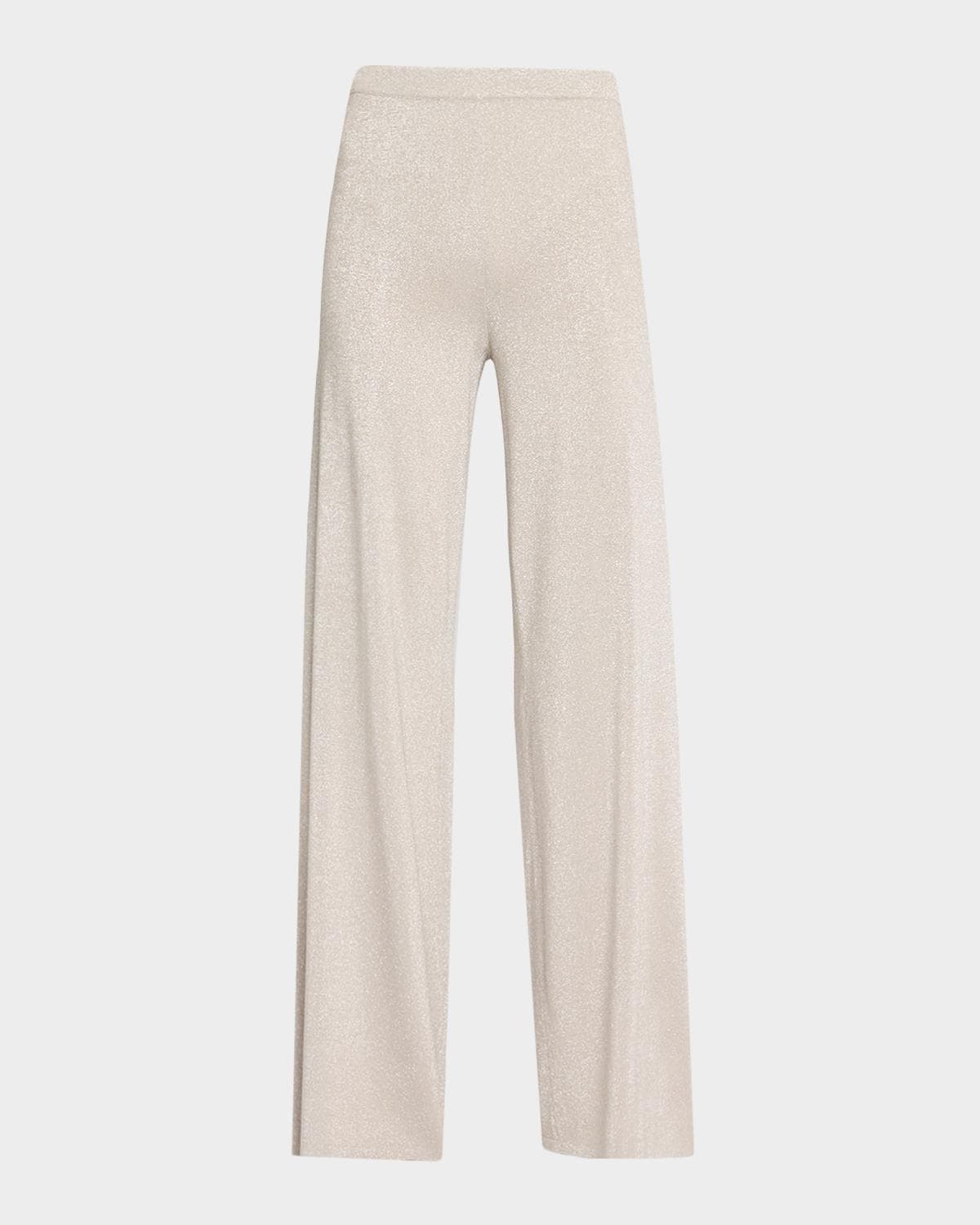 Kobi Halperin Nina Straight-Leg Shimmer Knit Pants