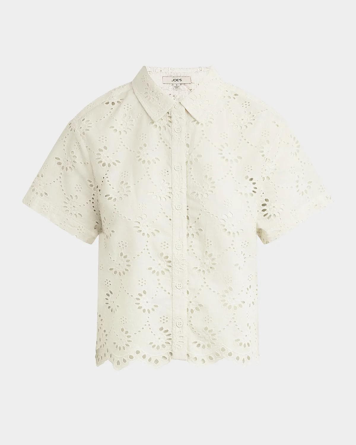 Joe's Jeans The Eyelet Short-Sleeve Shirt