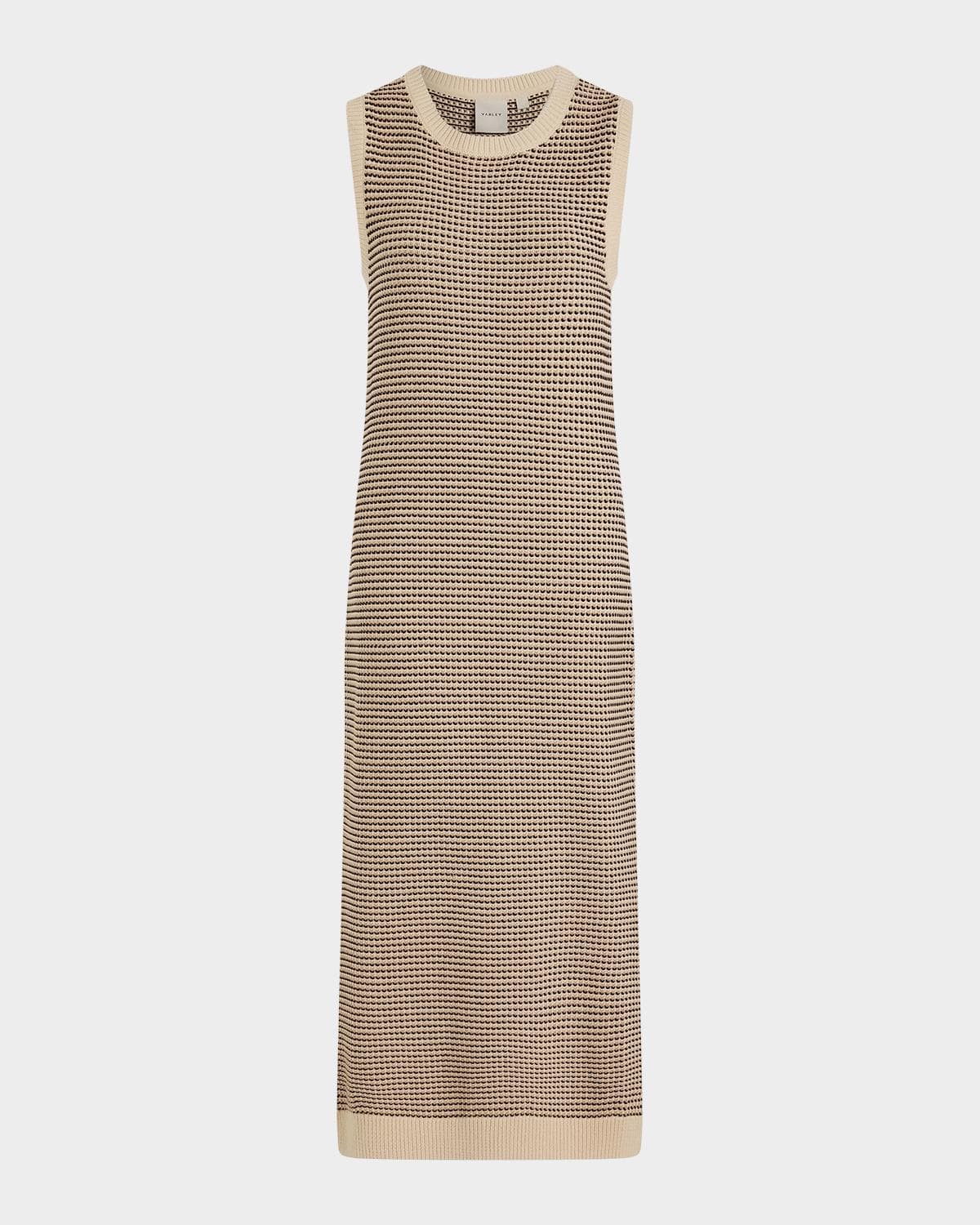 Varley Sadia Stitch-Knit Midi-Dress