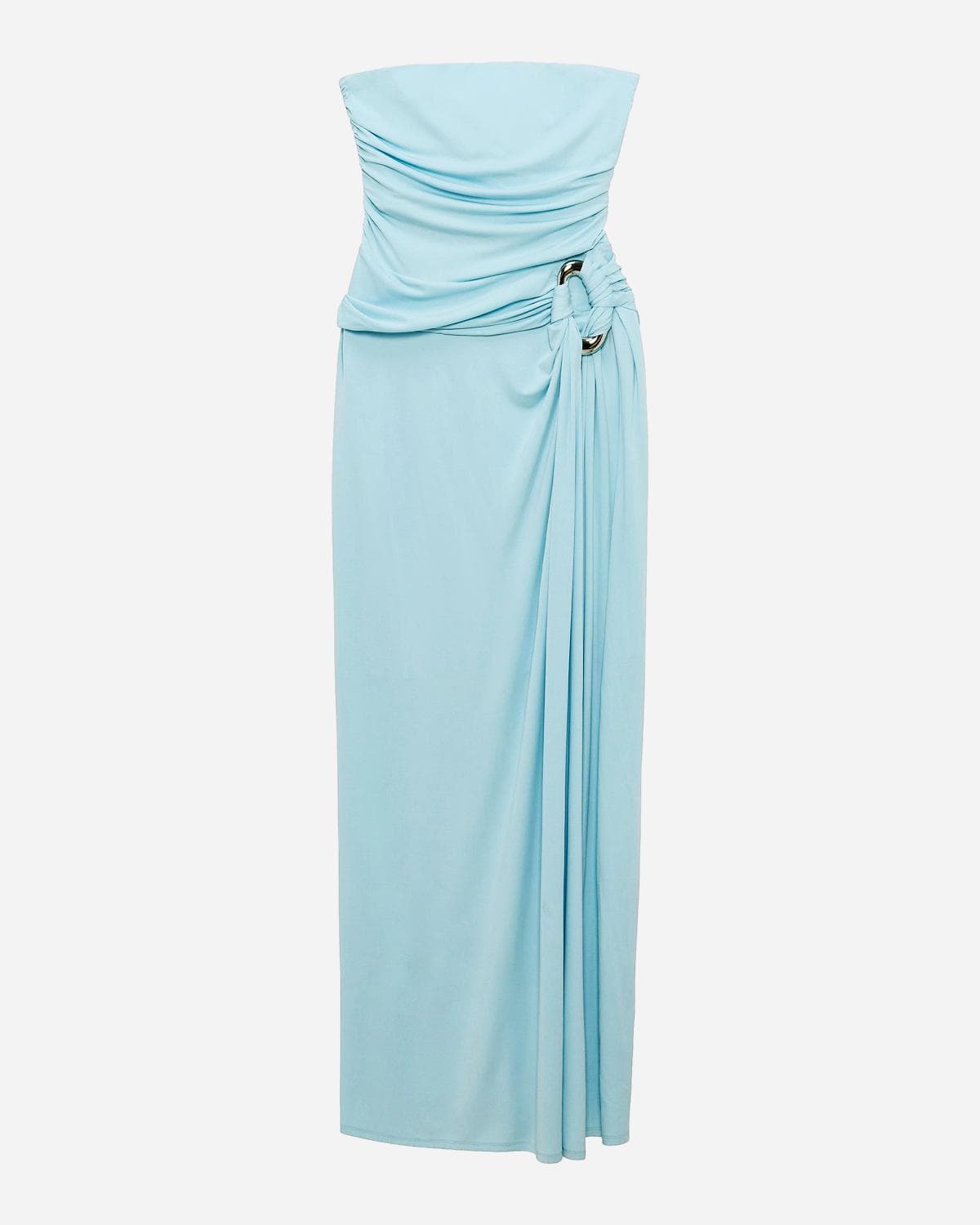 SIMKHAI Emma Strapless Jersey Bustier Maxi Dress