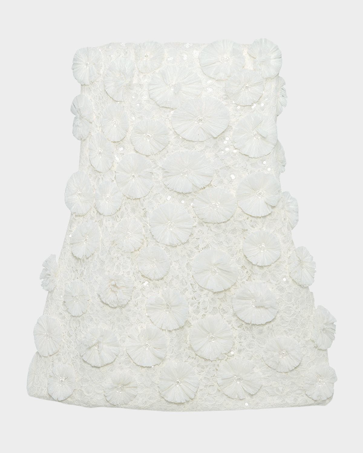 SIMKHAI Holland Floral Strapless Mini Dress