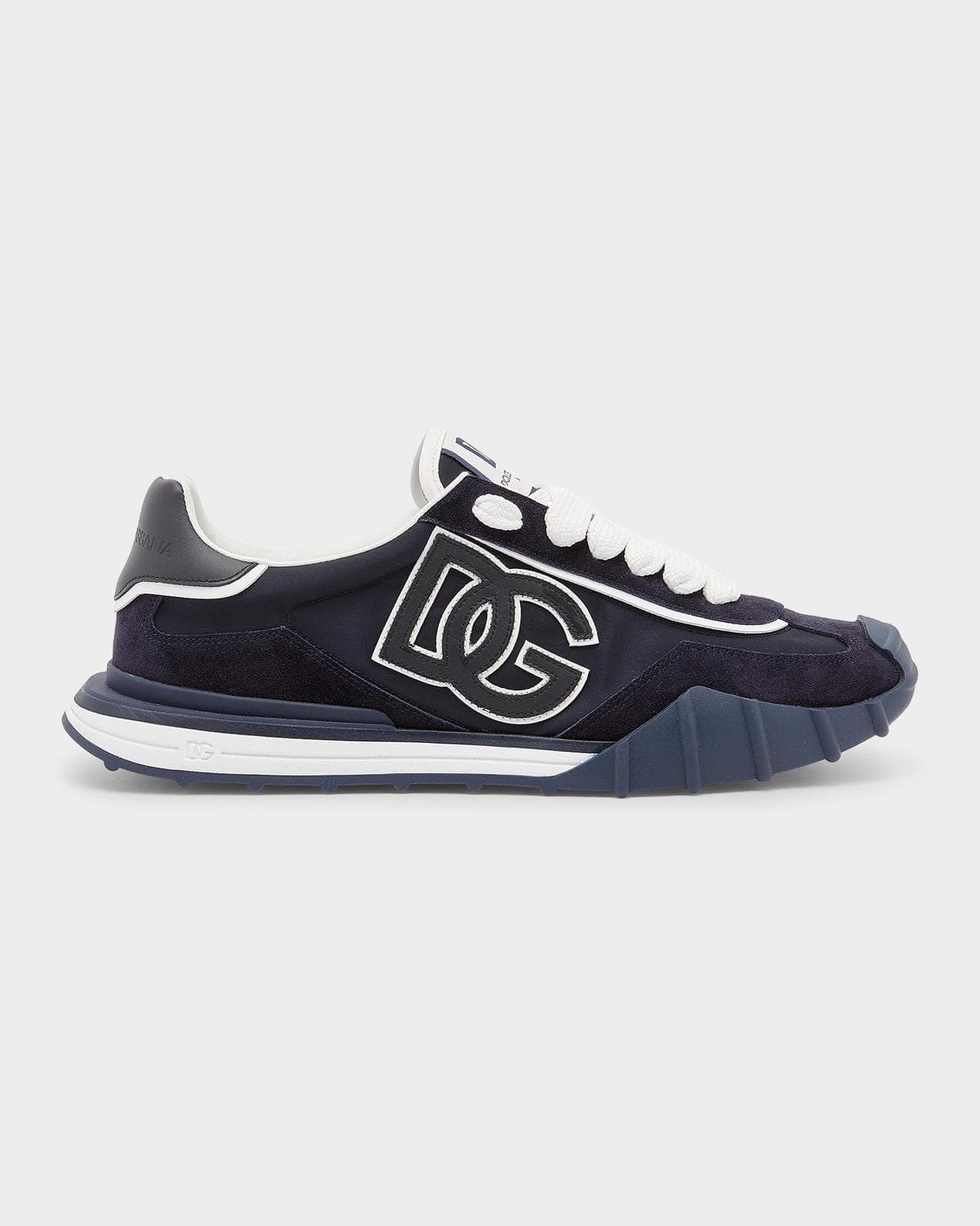 Dolce & Gabbana Men's DG Athletic Nylon and Leather Sneakers