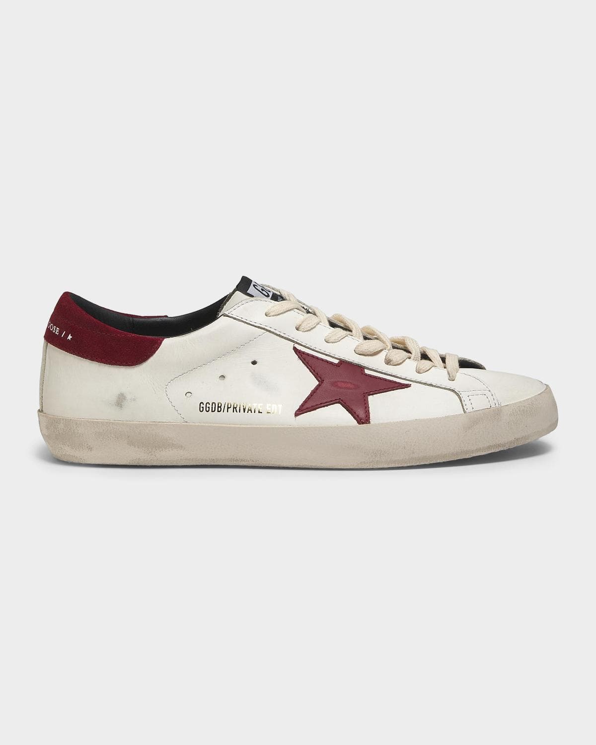 Golden Goose Men's Super-Star Leather Low-Top Sneakers