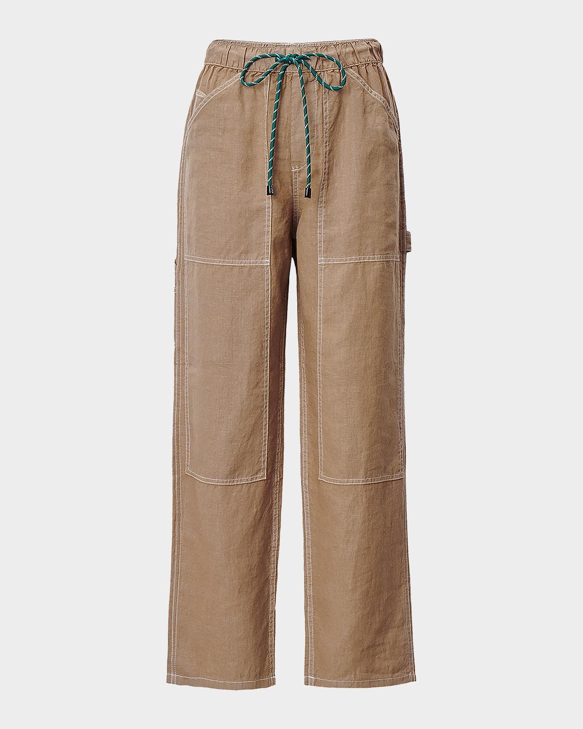 rag & bone Atlas Drawstring Linen Pants