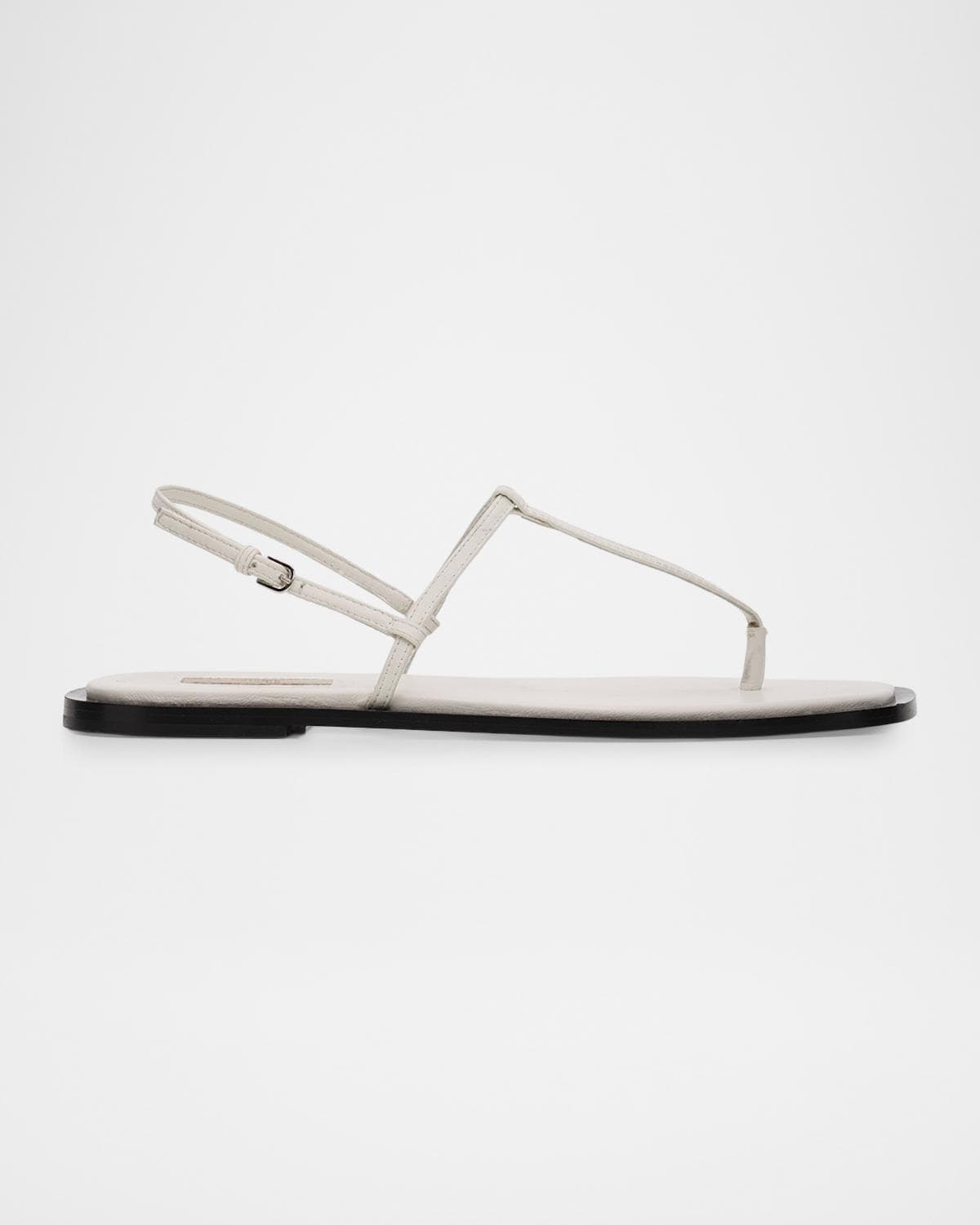 Toteme Purist T-Strap Nappa Leather Sandals