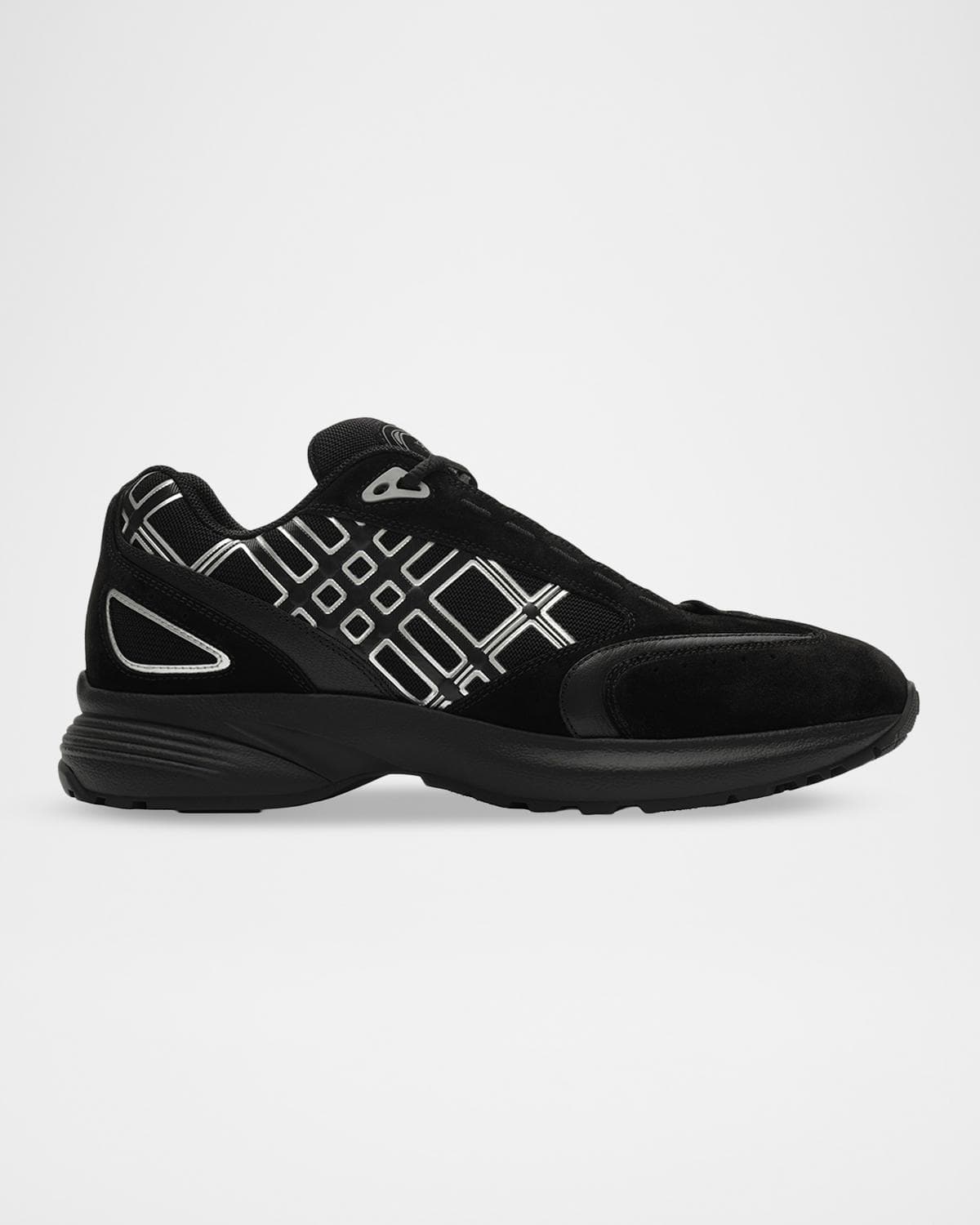 Burberry Men's Eclipse Mesh and Suede Runner Sneakers
