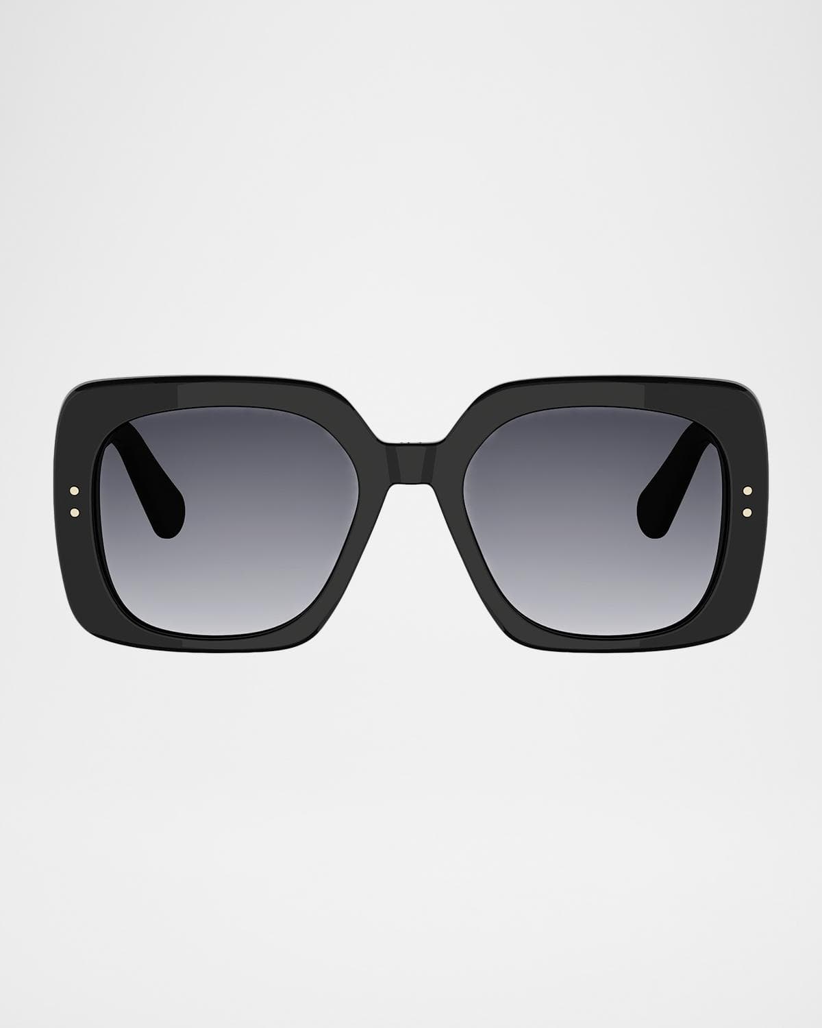 Dior DiorOblique S1I Acetate Square Sunglasses
