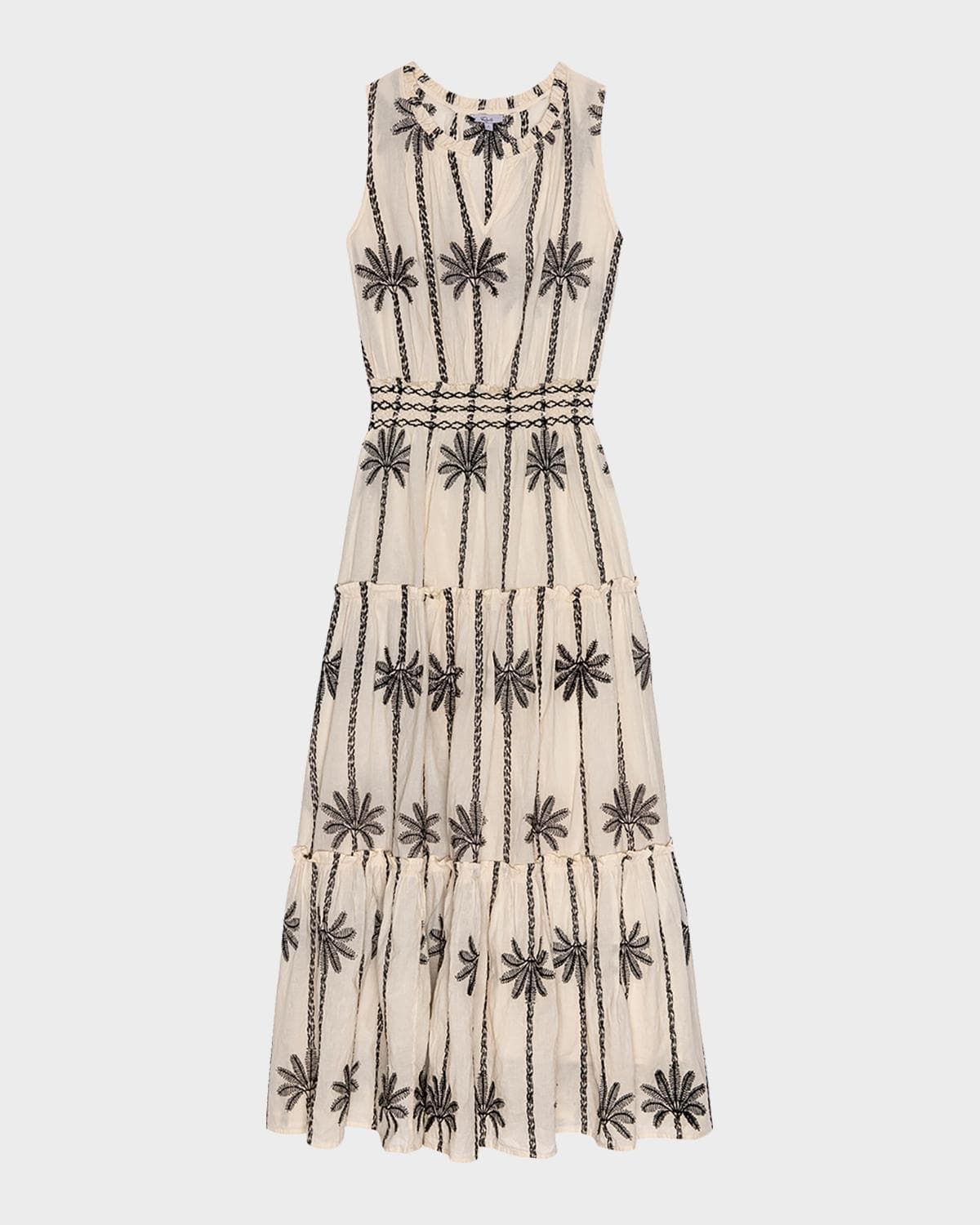 Rails Loulou Embroidered Cotton Maxi Dress