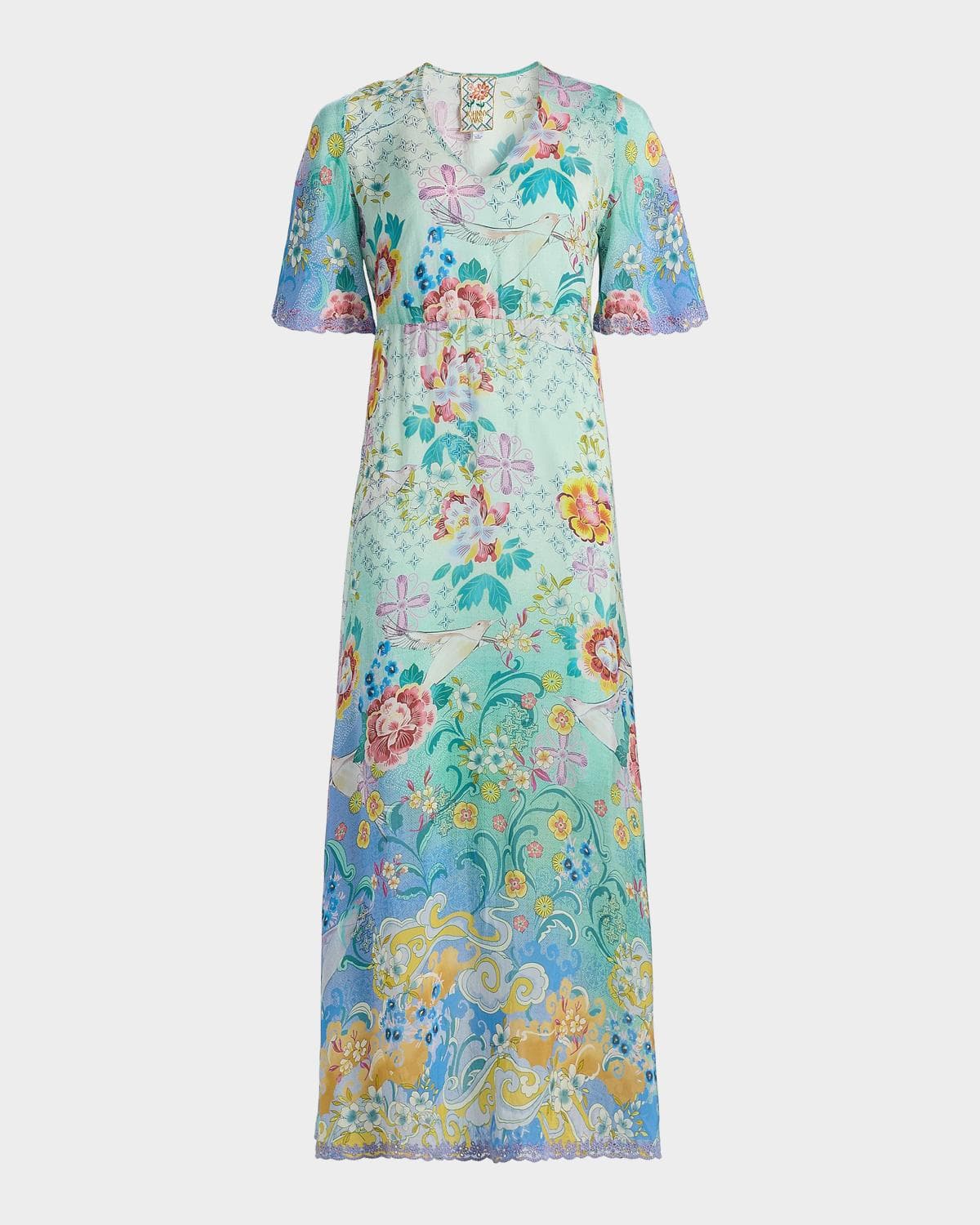 Johnny Was Tami Printed Maxi Dress