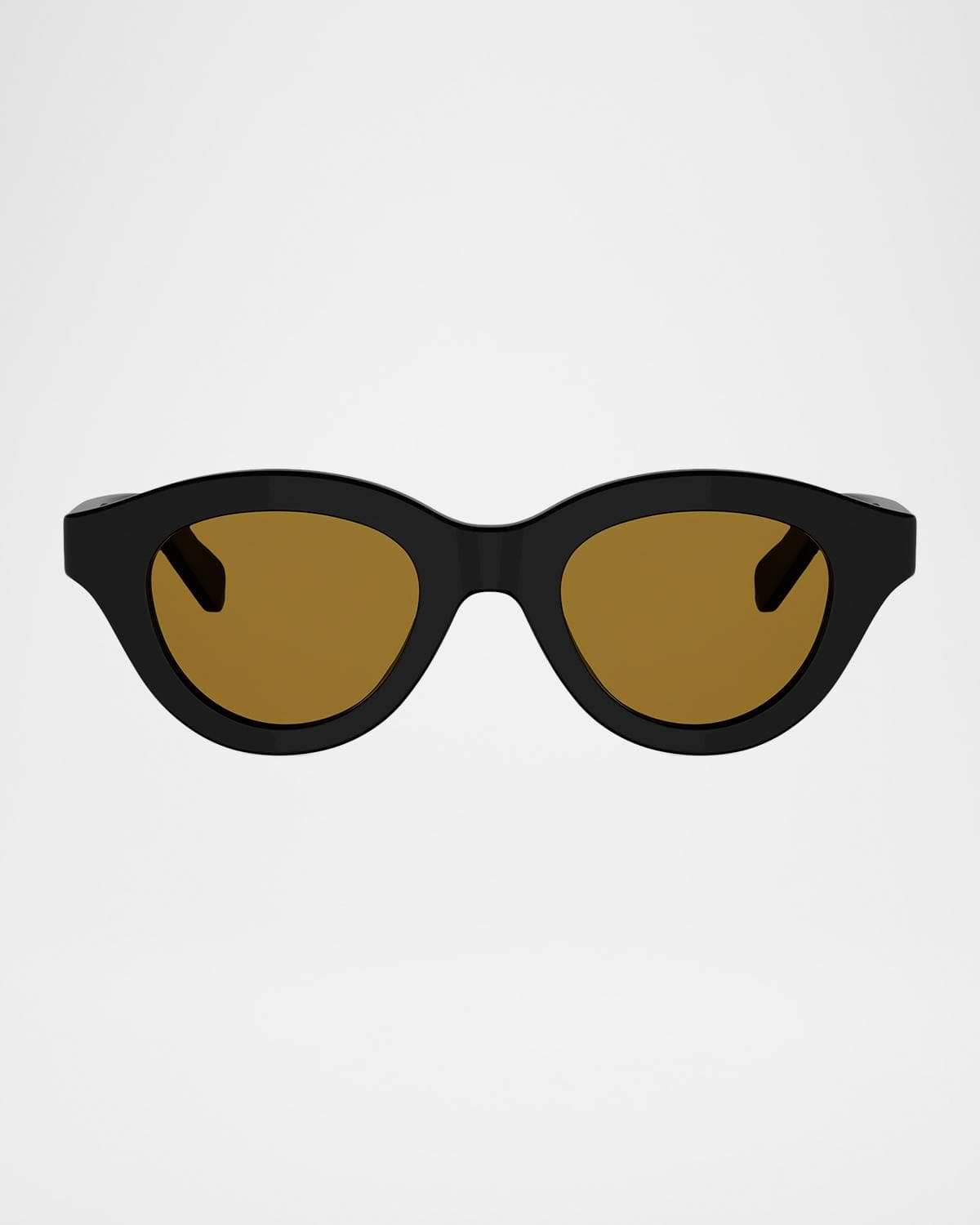 CELINE Triomphe Mini 62mm Round Sunglasses
