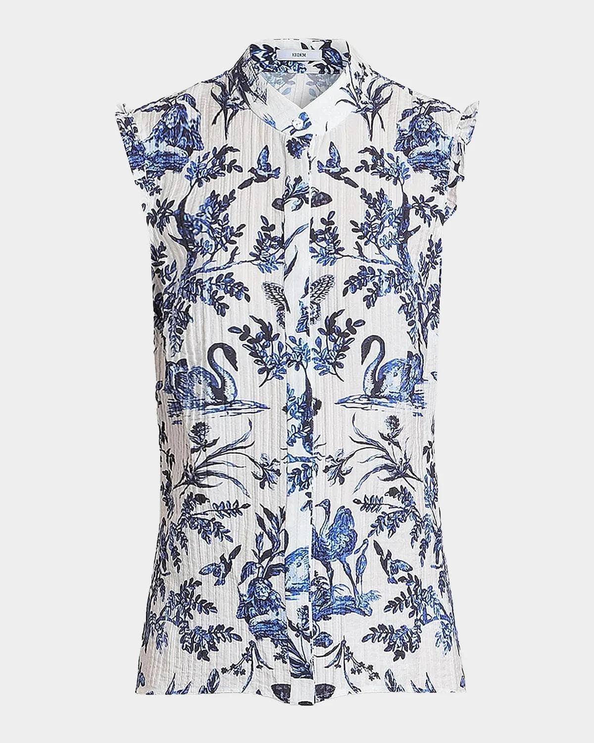 Erdem Floral Jacquard Button-Front Shirt