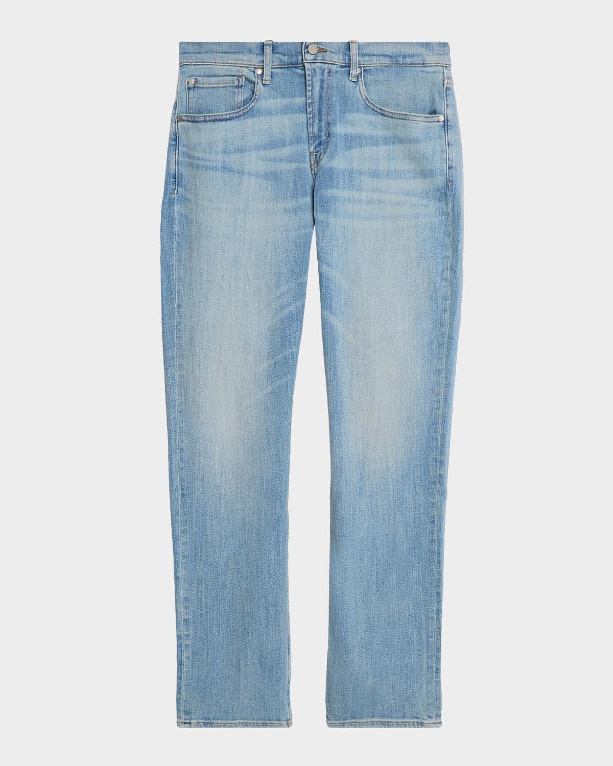 7 For All Mankind Men's The Straight Light-Wash Denim Jeans
