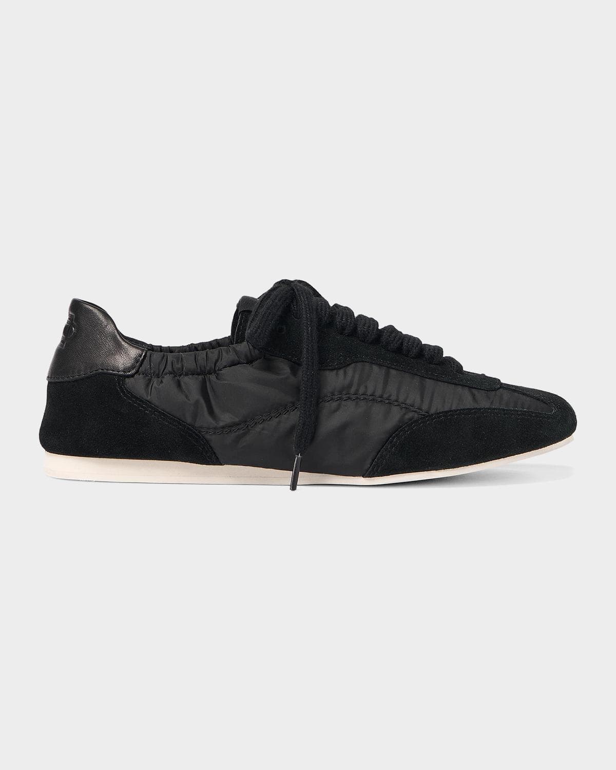 SIMKHAI Georgie Nylon and Suede Low-Top Sneakers