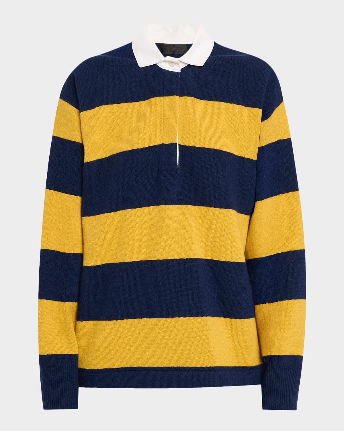 Nili Lotan Rashida Wool-Cashmere Rugby Sweater