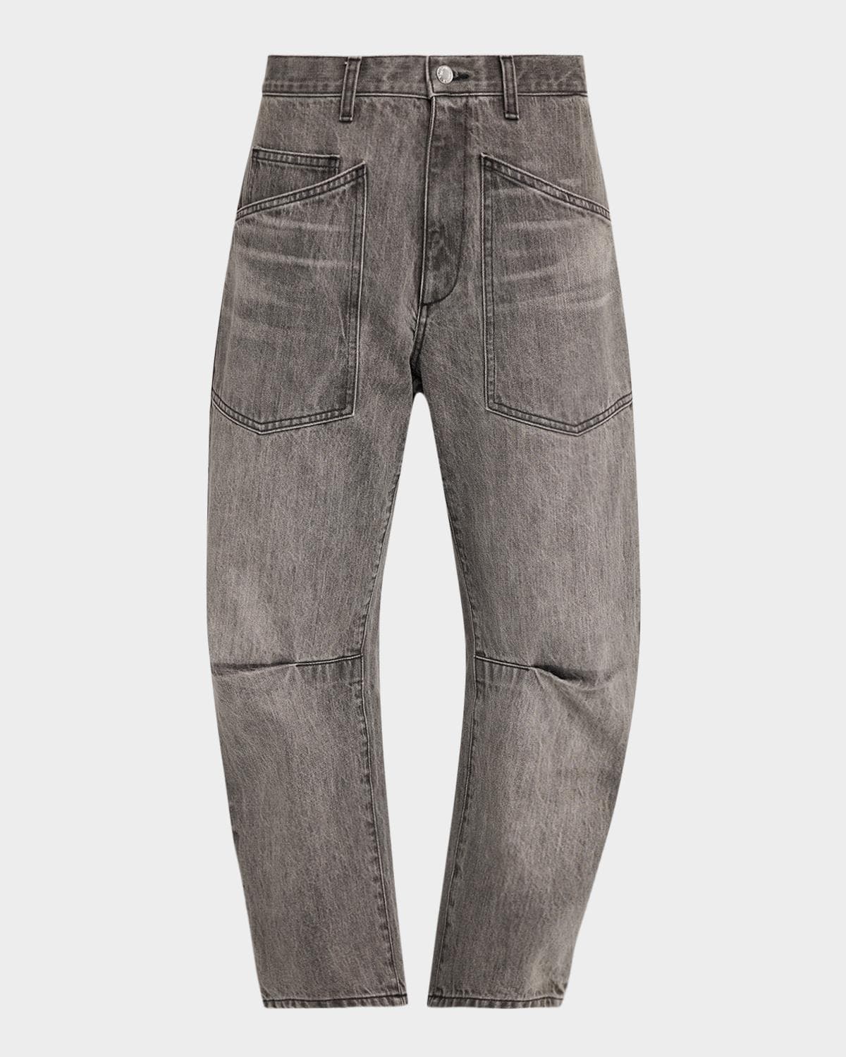 Nili Lotan Shon Barrel-Leg Jeans