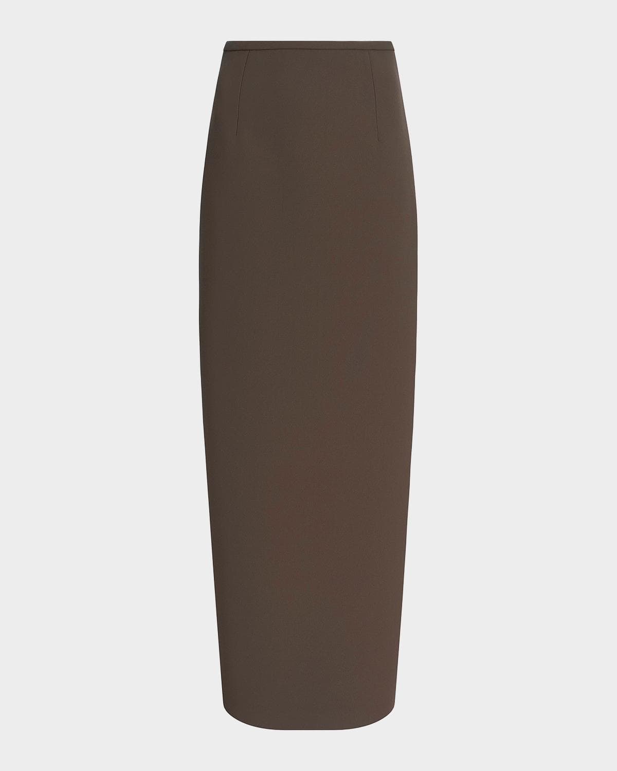 Khaite Winton Crepe Midi Column Skirt