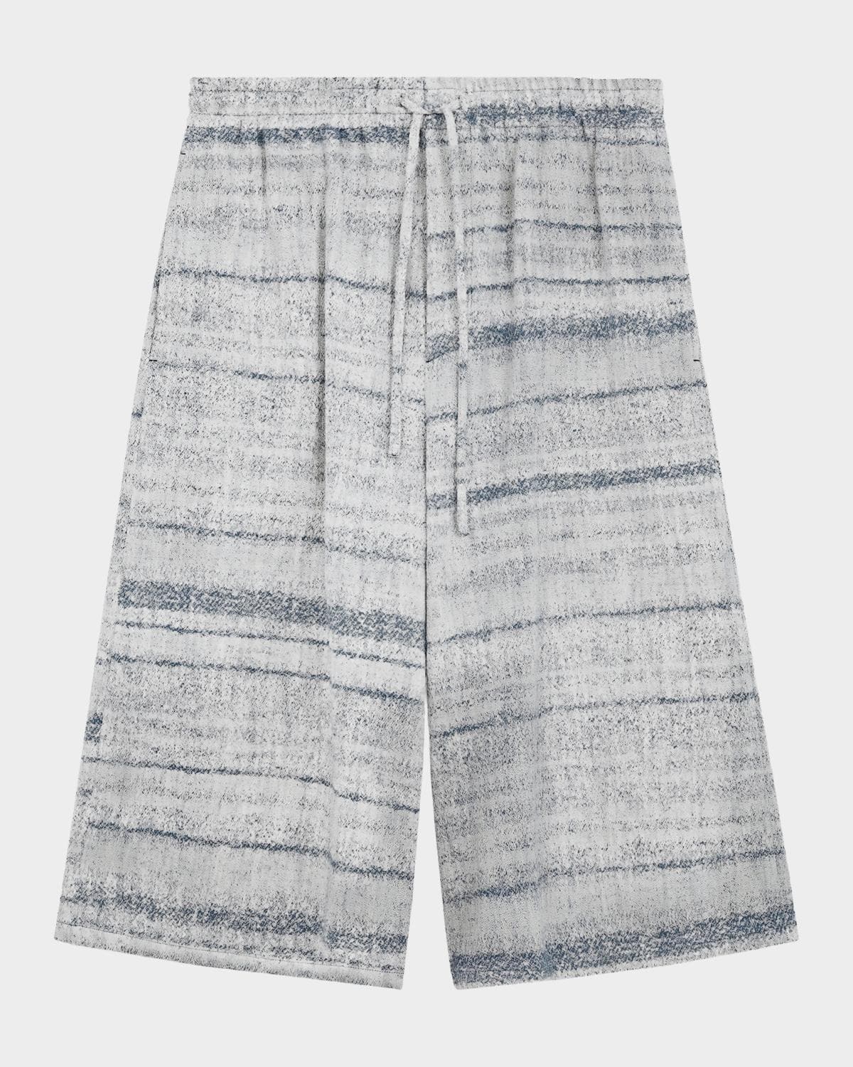 LOEWE Men's LOEWE x Paula's Ibiza Drawstring Cotton-Blend Shorts