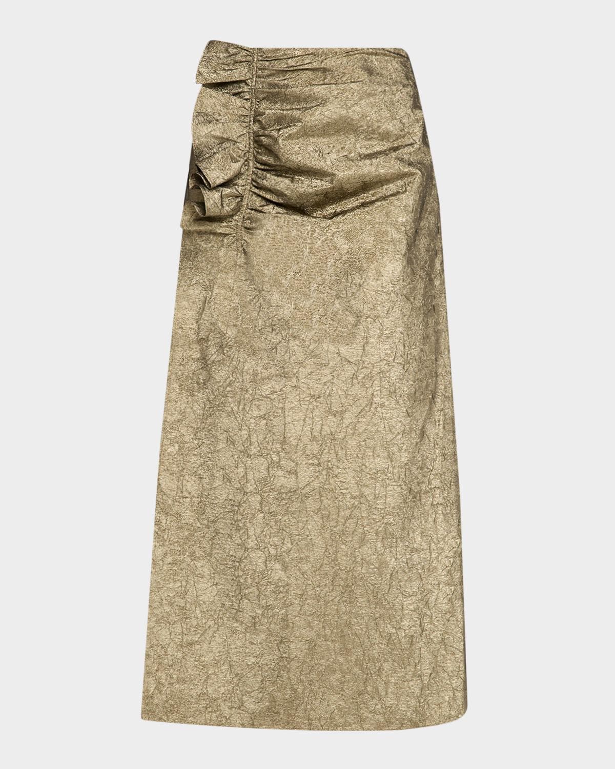 Ulla Johnson Ellis Taffeta Midi Skirt