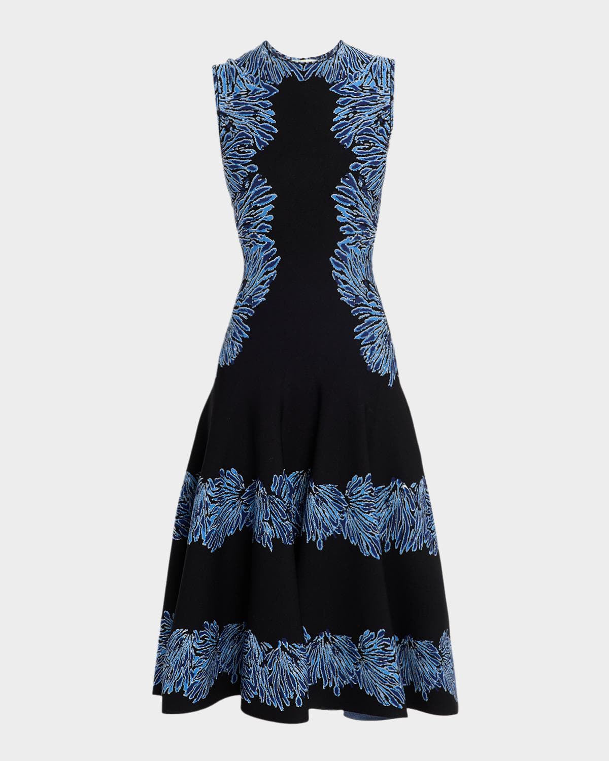 Ulla Johnson Iona Sleeveless Jacquard Knit Midi Dress