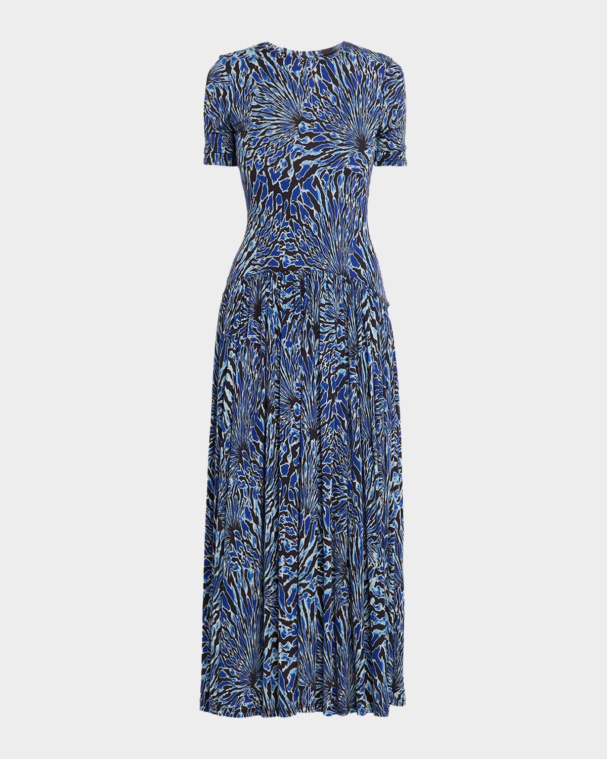 Ulla Johnson Sabine Short-Sleeve Jersey Maxi Dress