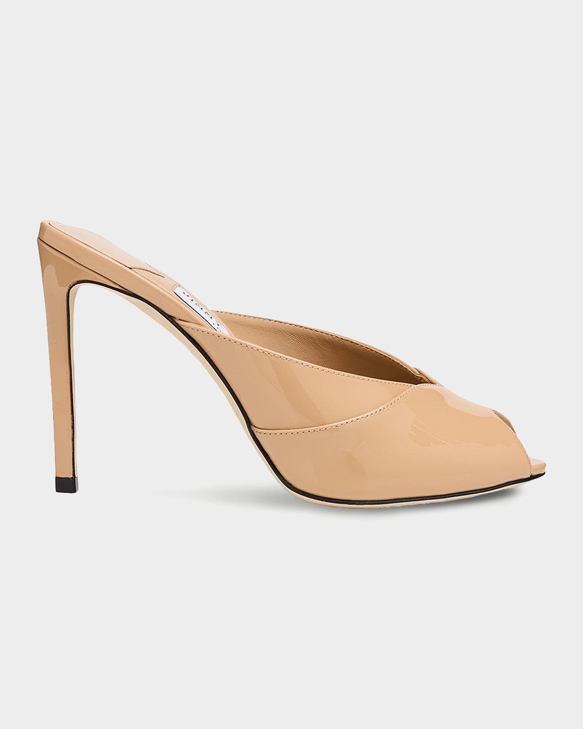 Jimmy Choo Brigitte 100MM Patent Leather Mules