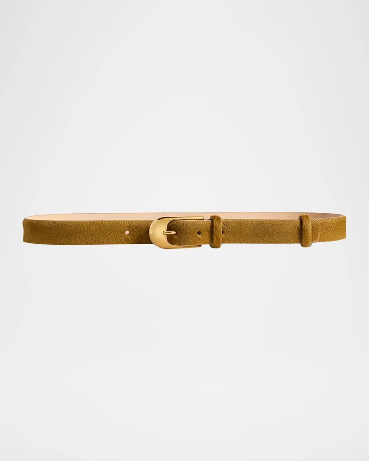 Khaite Dome Calf Hair Belt