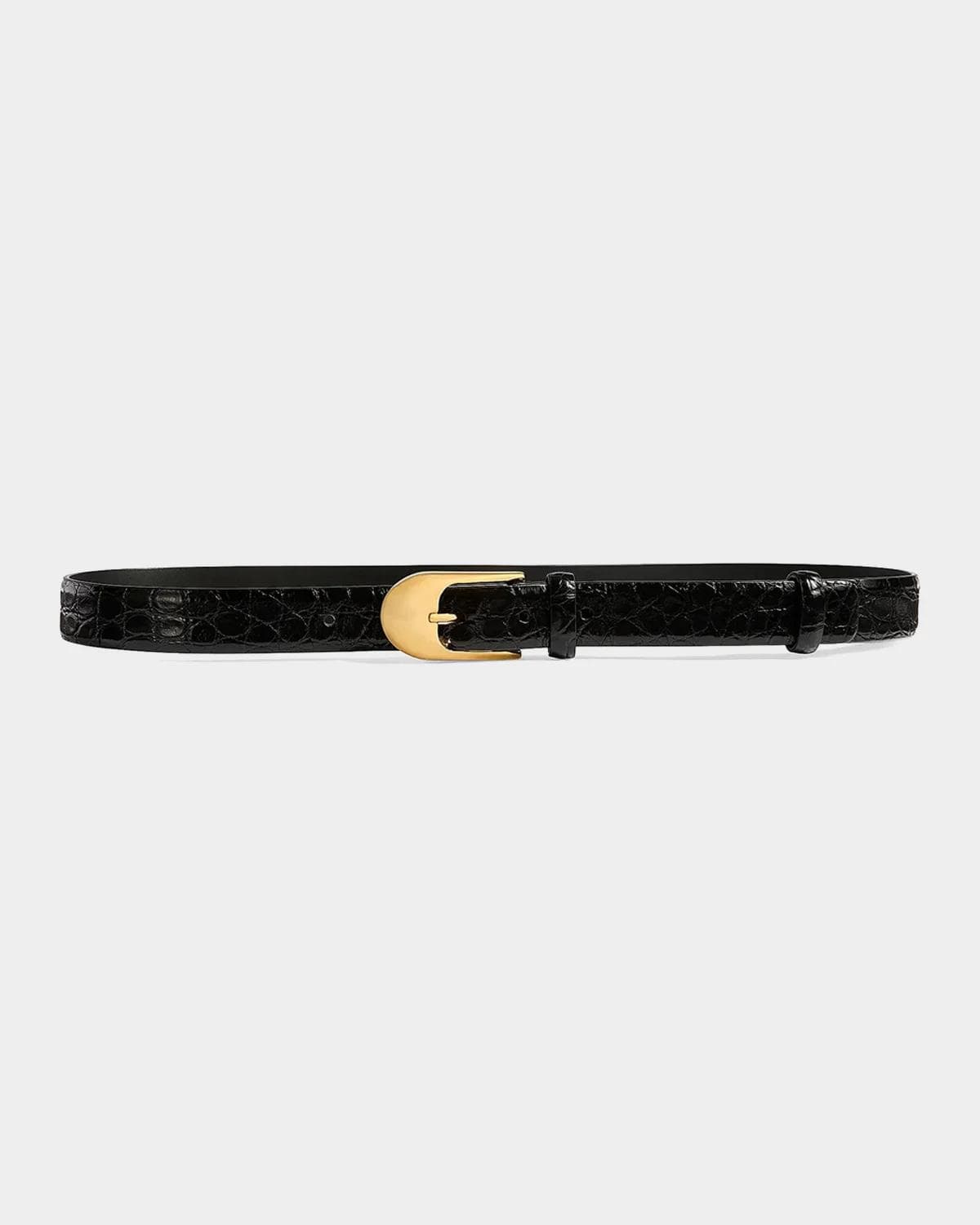 Khaite Dome Embossed Leather Belt