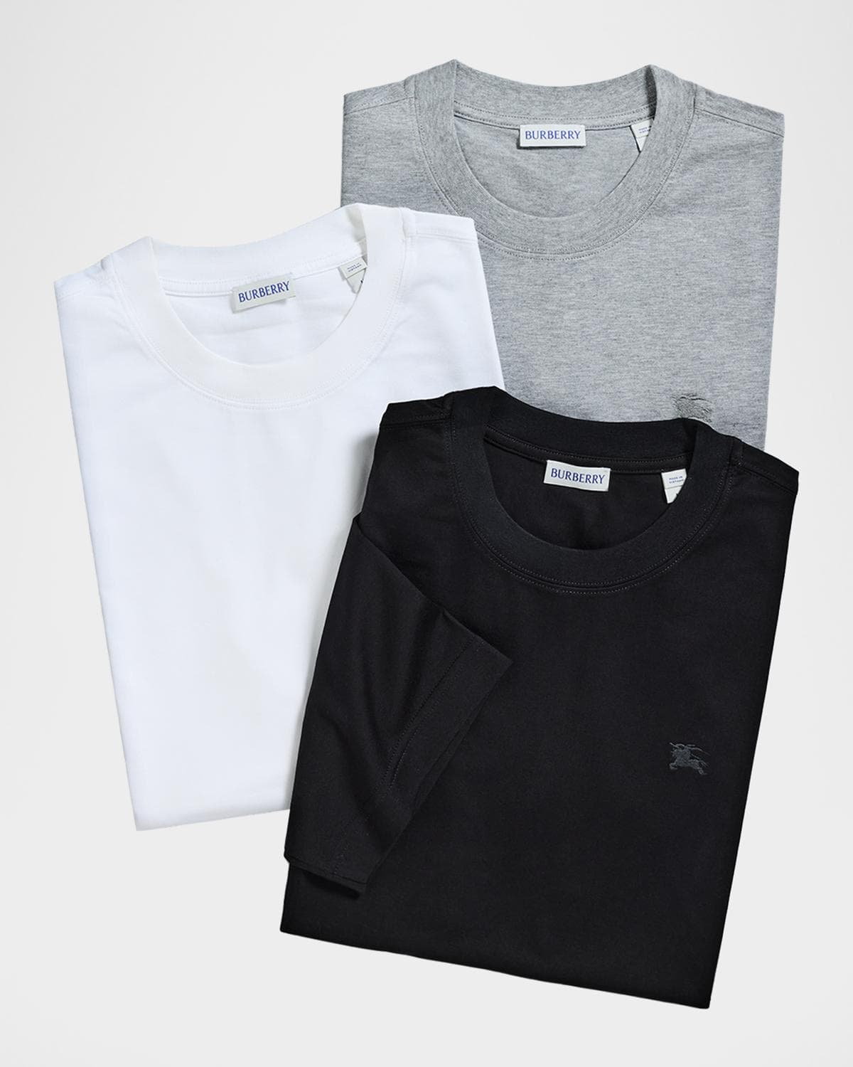Burberry Men's Seth EKD-Embroidered 3-Pack T-Shirt Set