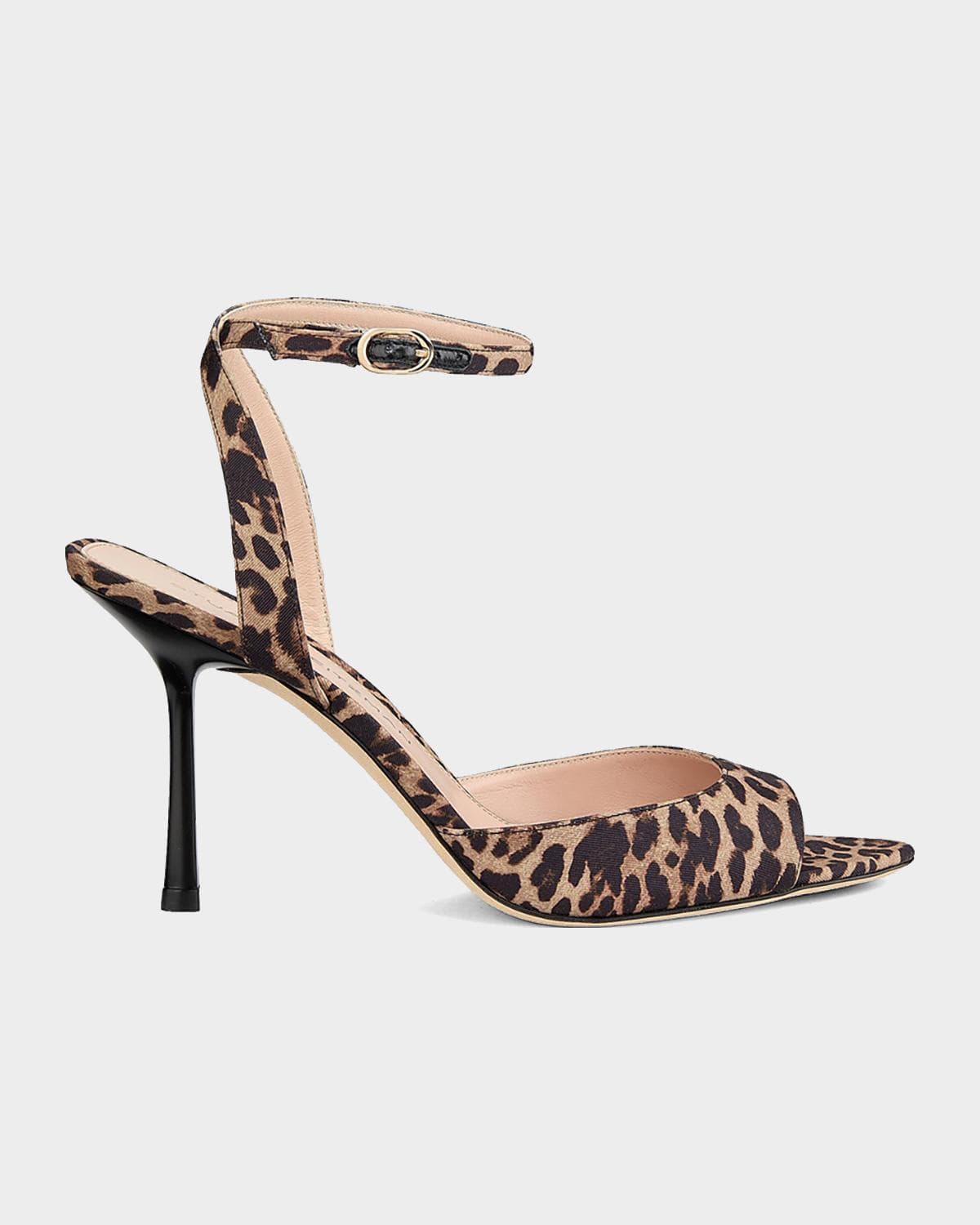 Stuart Weitzman 85mm Lexington Animal-Print Sandals