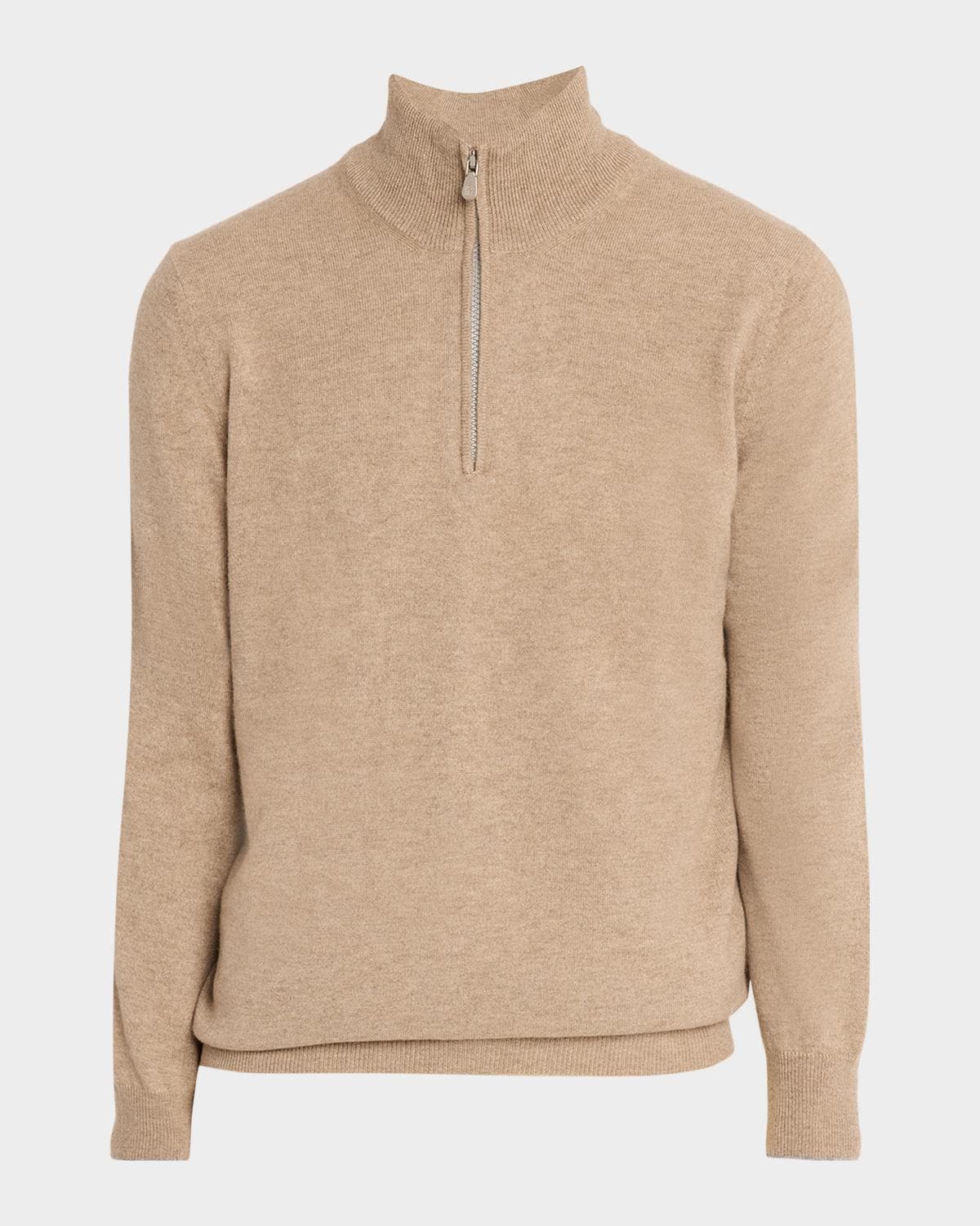 Brunello Cucinelli Men's Cashmere Quarter-Zip Sweater
