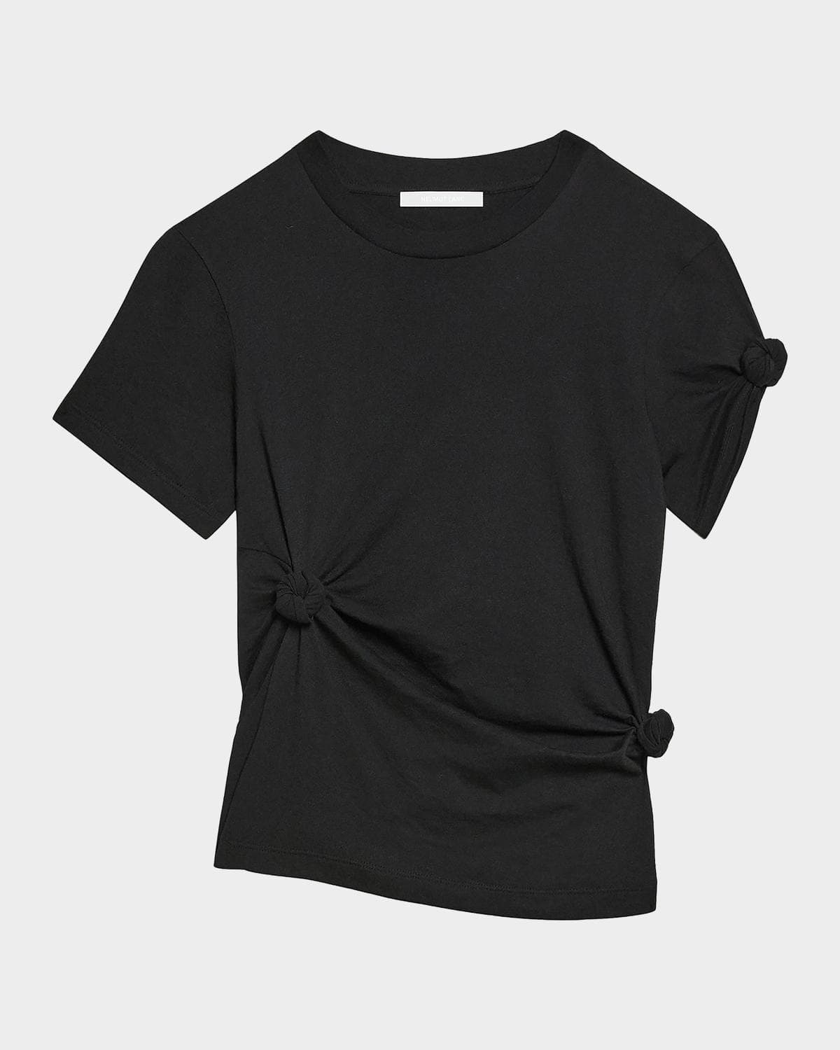 Helmut Lang Asymmetric Knotted Baby Tee