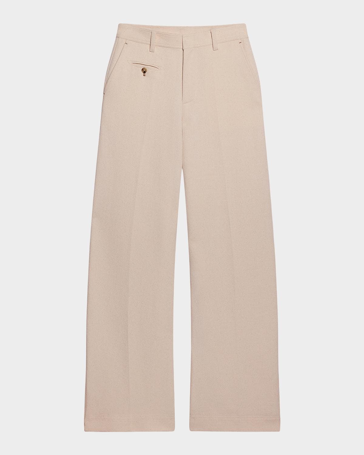 Helmut Lang Wide-Leg Cotton Sailor Trousers