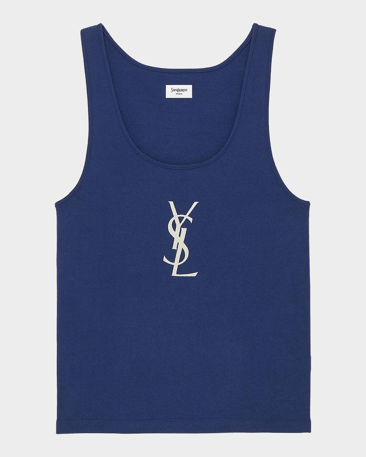 Saint Laurent Cassandre Cotton Tank