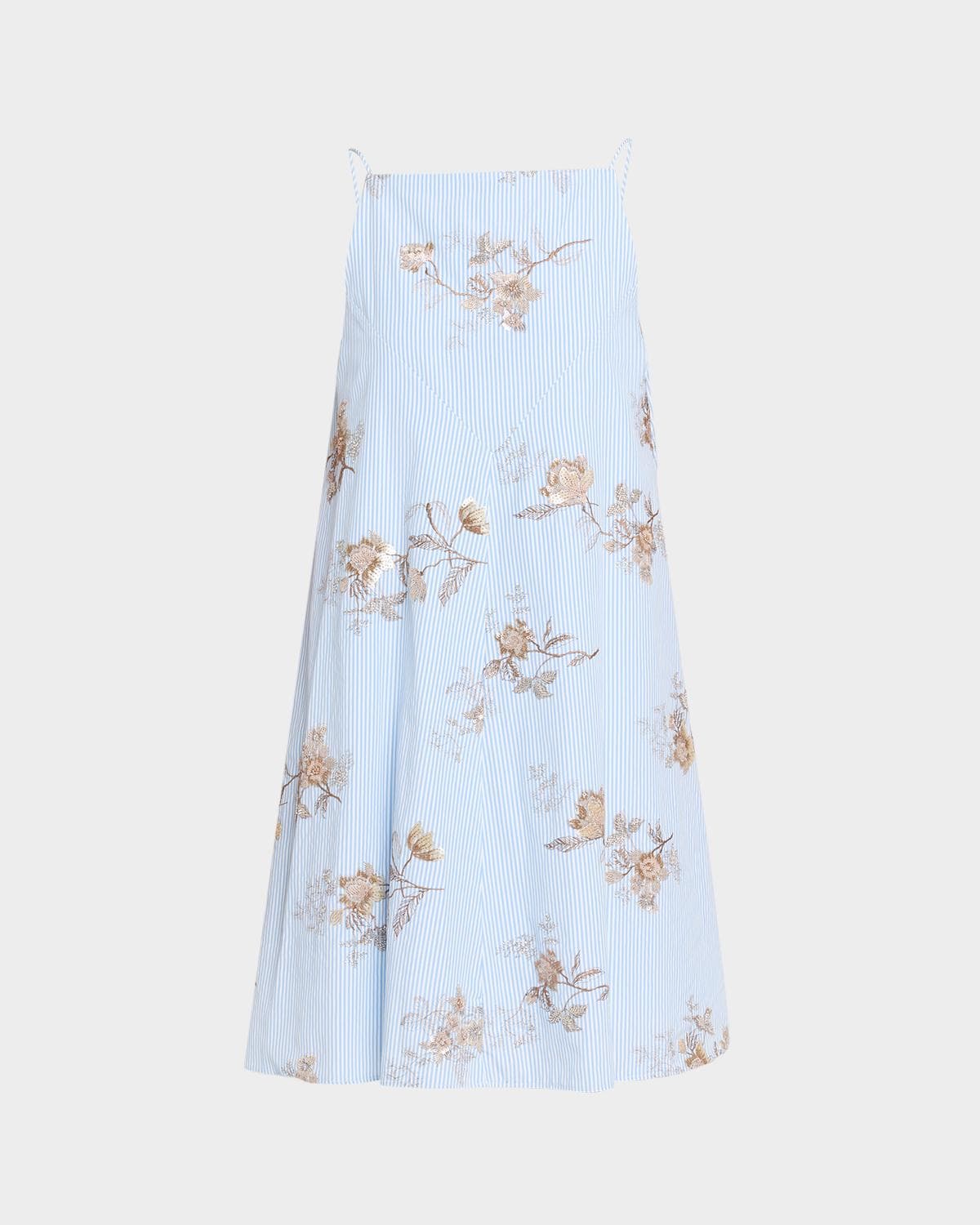 AKNVAS D 'Orsay Embellished Poplin Dress