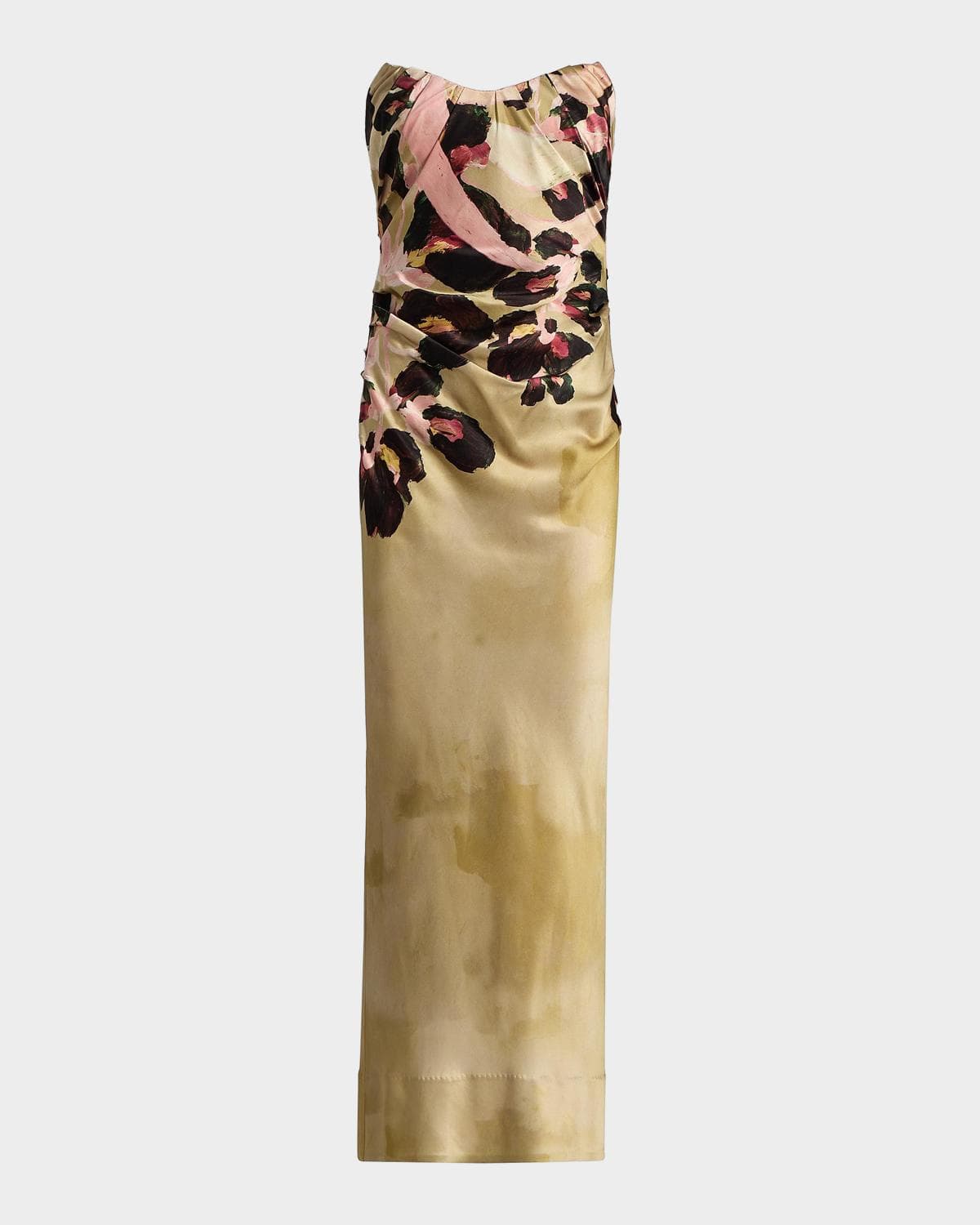 Acler Bowers Floral Satin Maxi Dress · 4