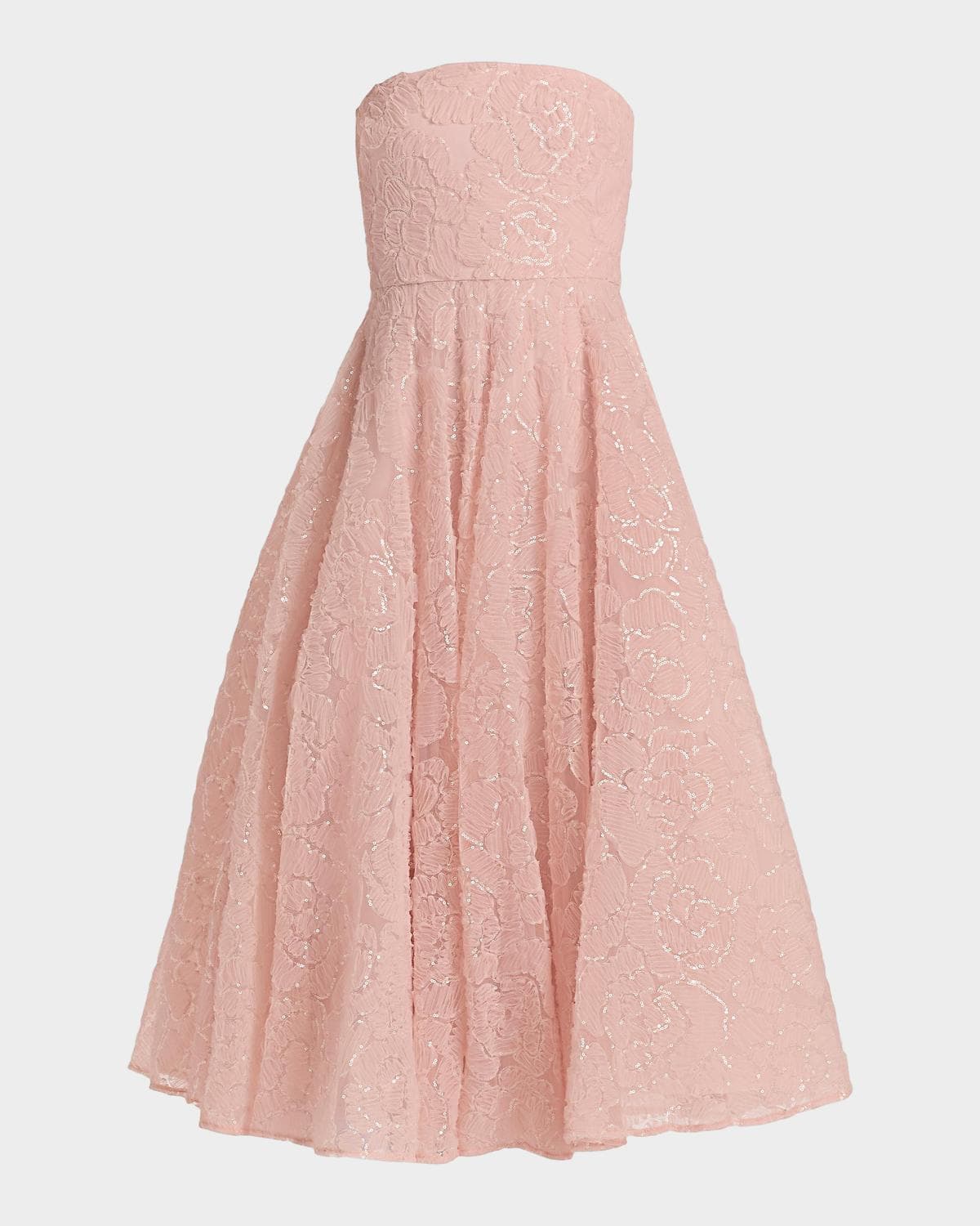 Theia Selina Strapless Cocktail Dress