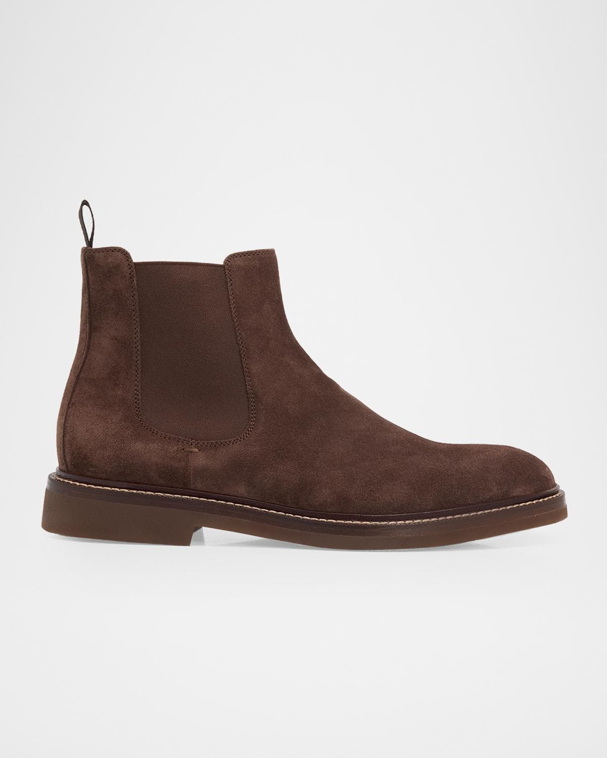 Brunello Cucinelli Men's Suede Chelsea Boots