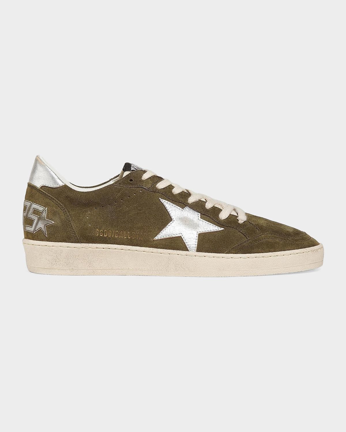 Golden Goose Men's Ball Star Suede & Leather Sneakers