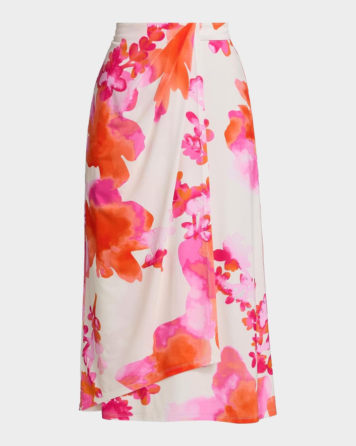 Ramy Brook Brielle Floral Midi-Skirt