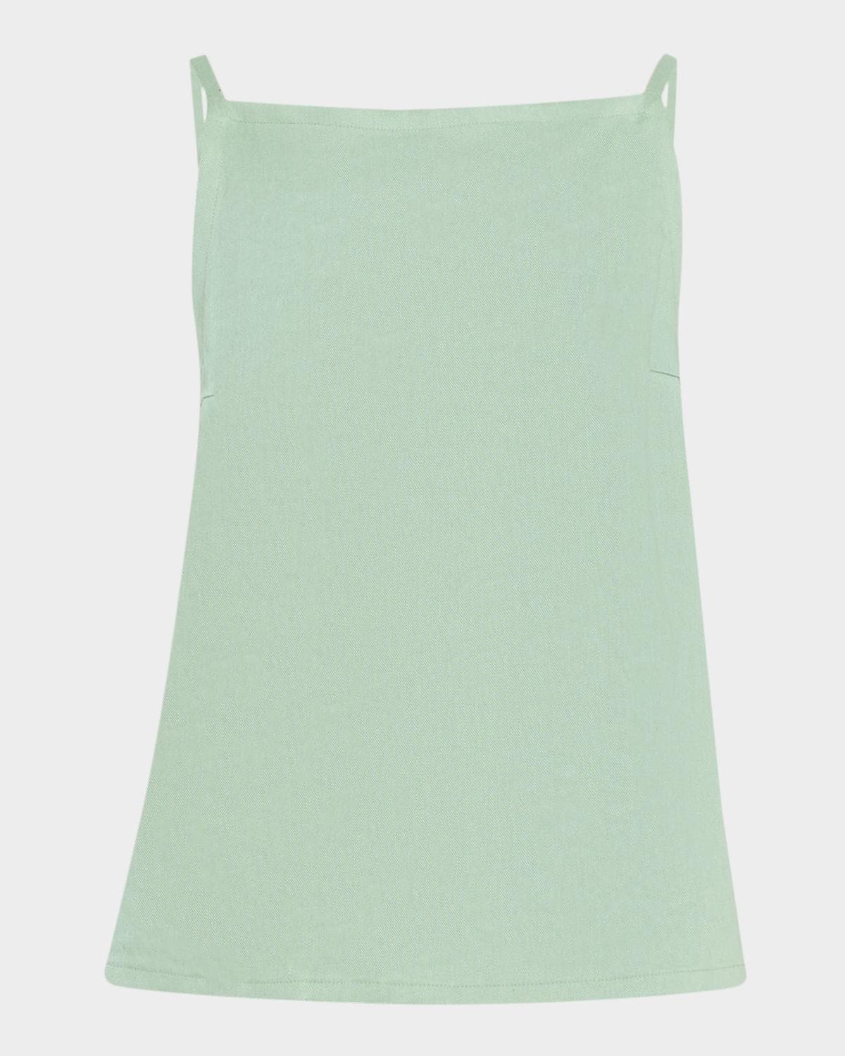 Theory Linen-Blend Apron Top
