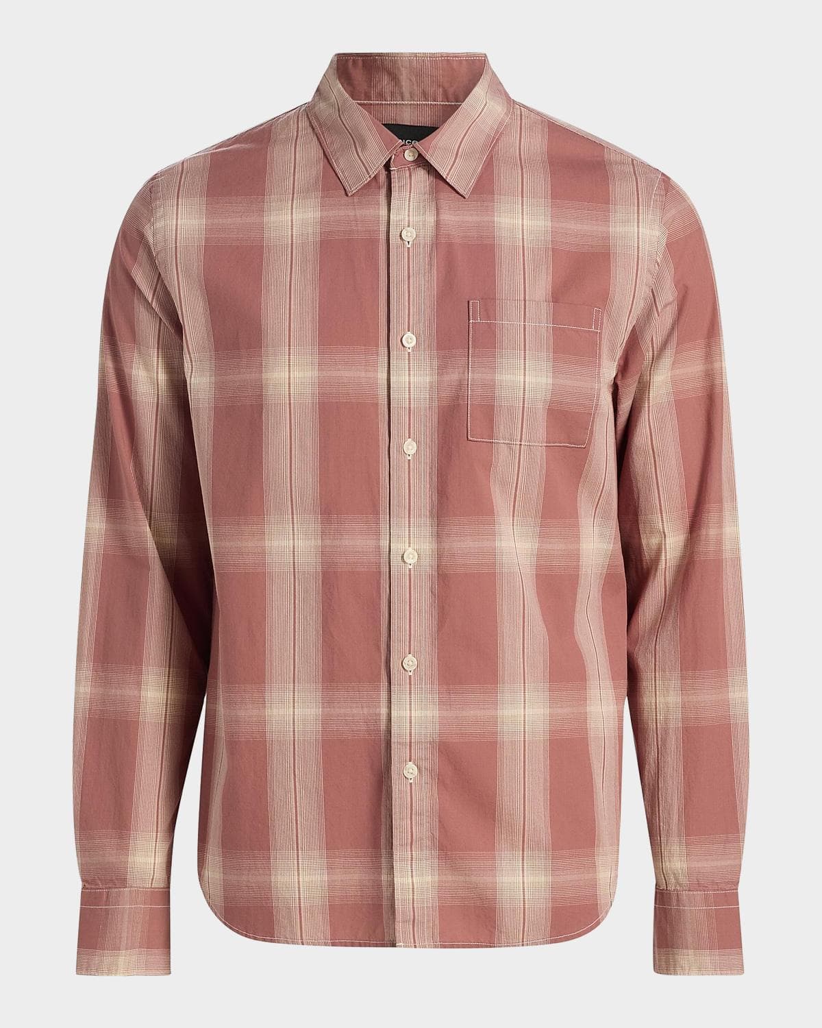 Vince Men's Townes Plaid Cotton Shirt