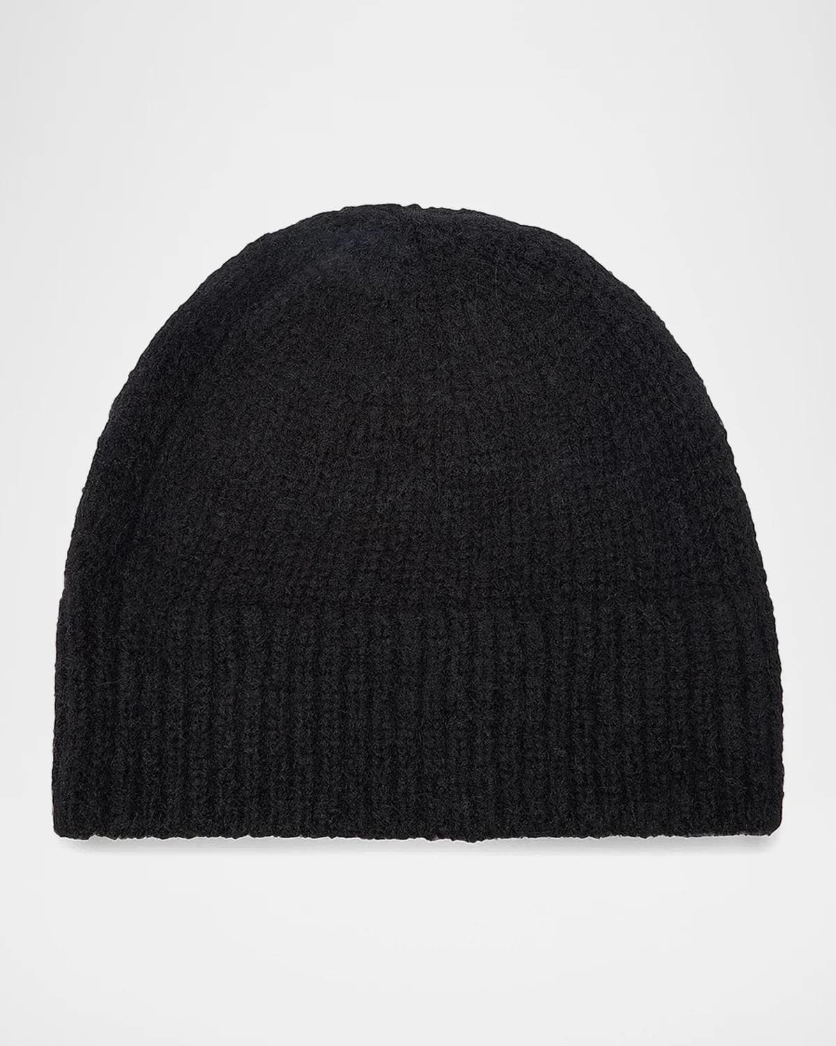 Dries Van Noten Men's Moss Wool Ribbed Beanie Hat