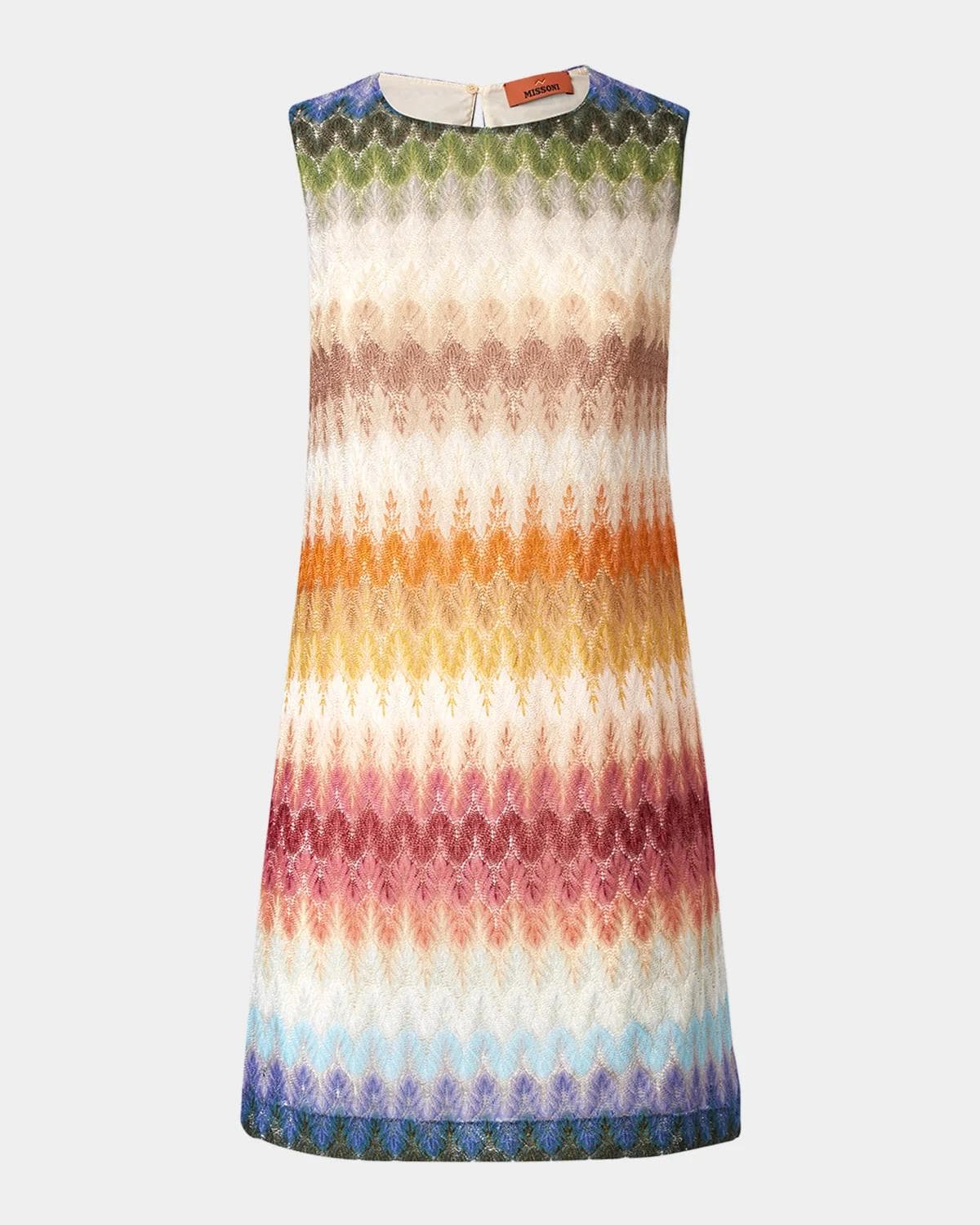 Missoni Degrade Raschel Knit Sleeveless Mini Dress