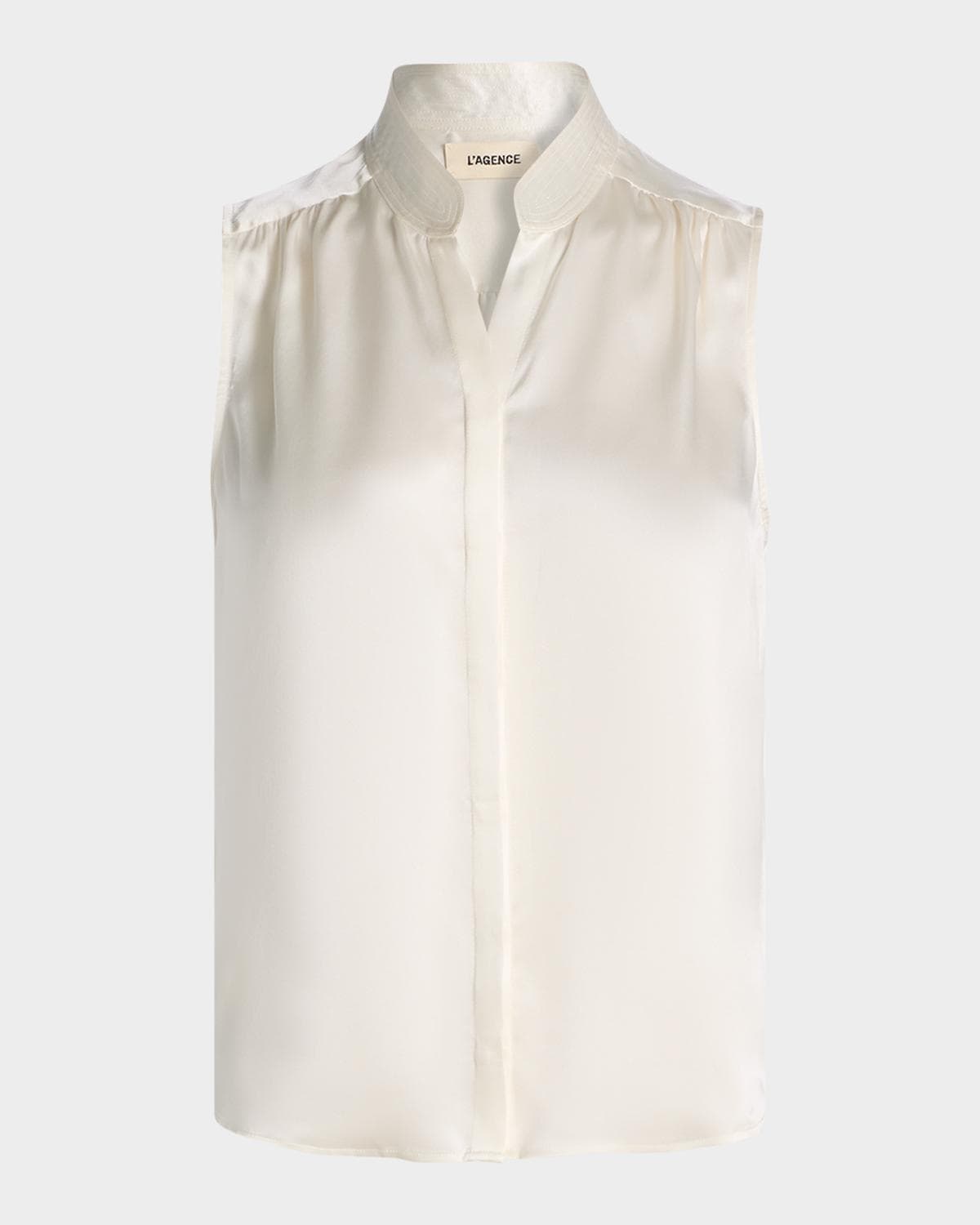 L 'AGENCE Phoebe Silk Sleeveless Blouse