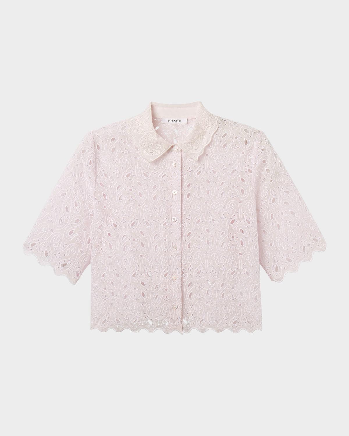 FRAME The Paisley Eyelet Shirt