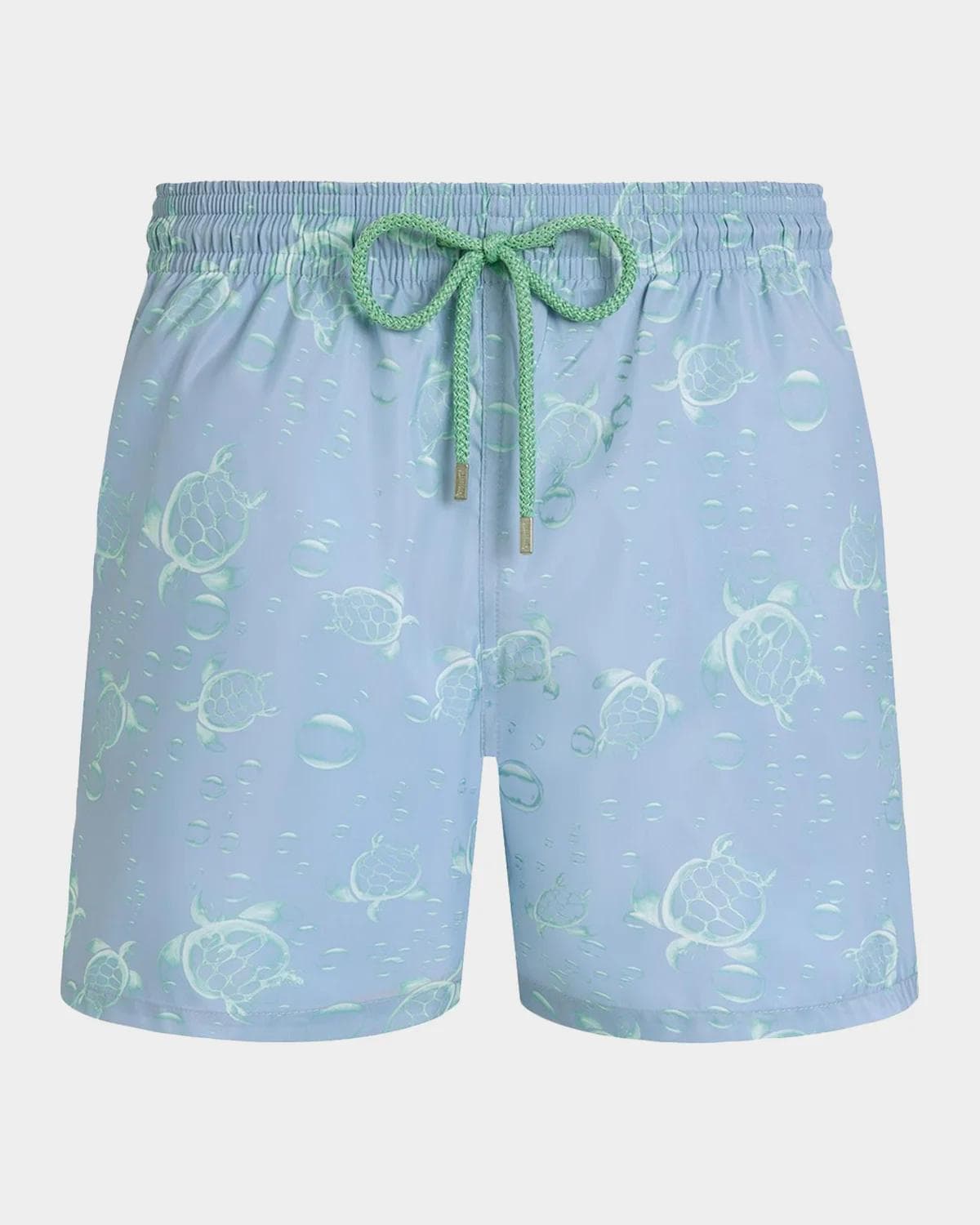 Vilebrequin Men's Bubbles and Turtles Packable Swim Trunks