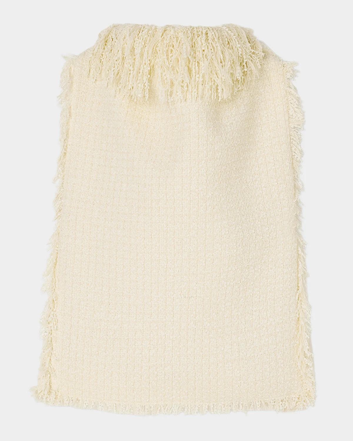 Róhe Textured Boucle Fringe Top