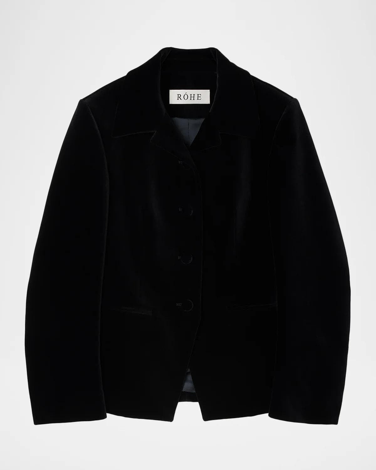 Róhe Classic Fitted Velvet Jacket