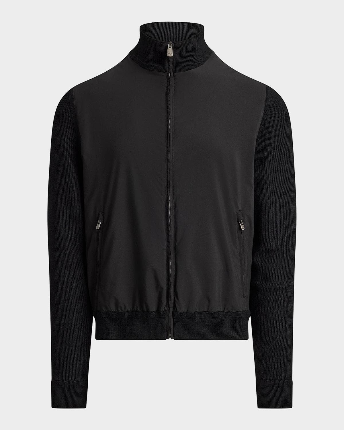 Ralph Lauren Purple Label Men's Hybrid Knit Full-Zip Sweater